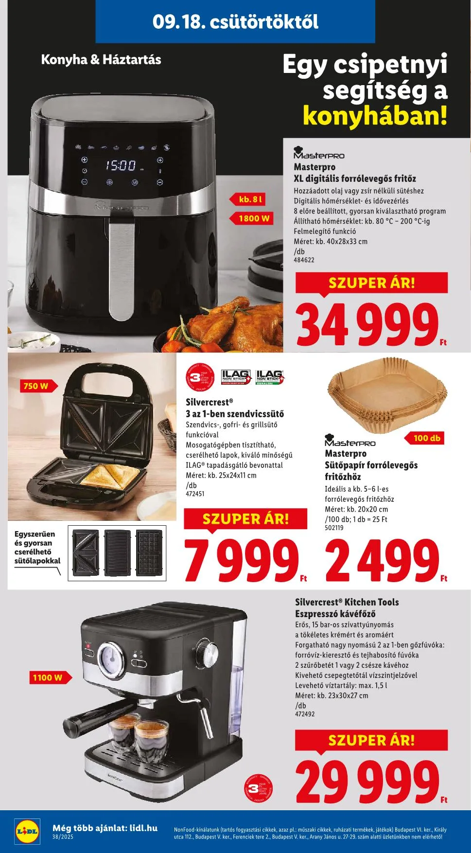 Lidl akciós újság Nonfood 09.18–09.18 – 18. oldal