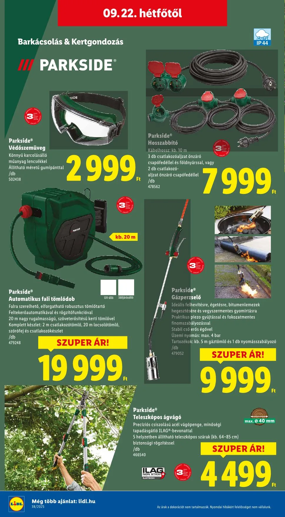 Lidl akciós újság Nonfood 09.18–09.18 – 6. oldal