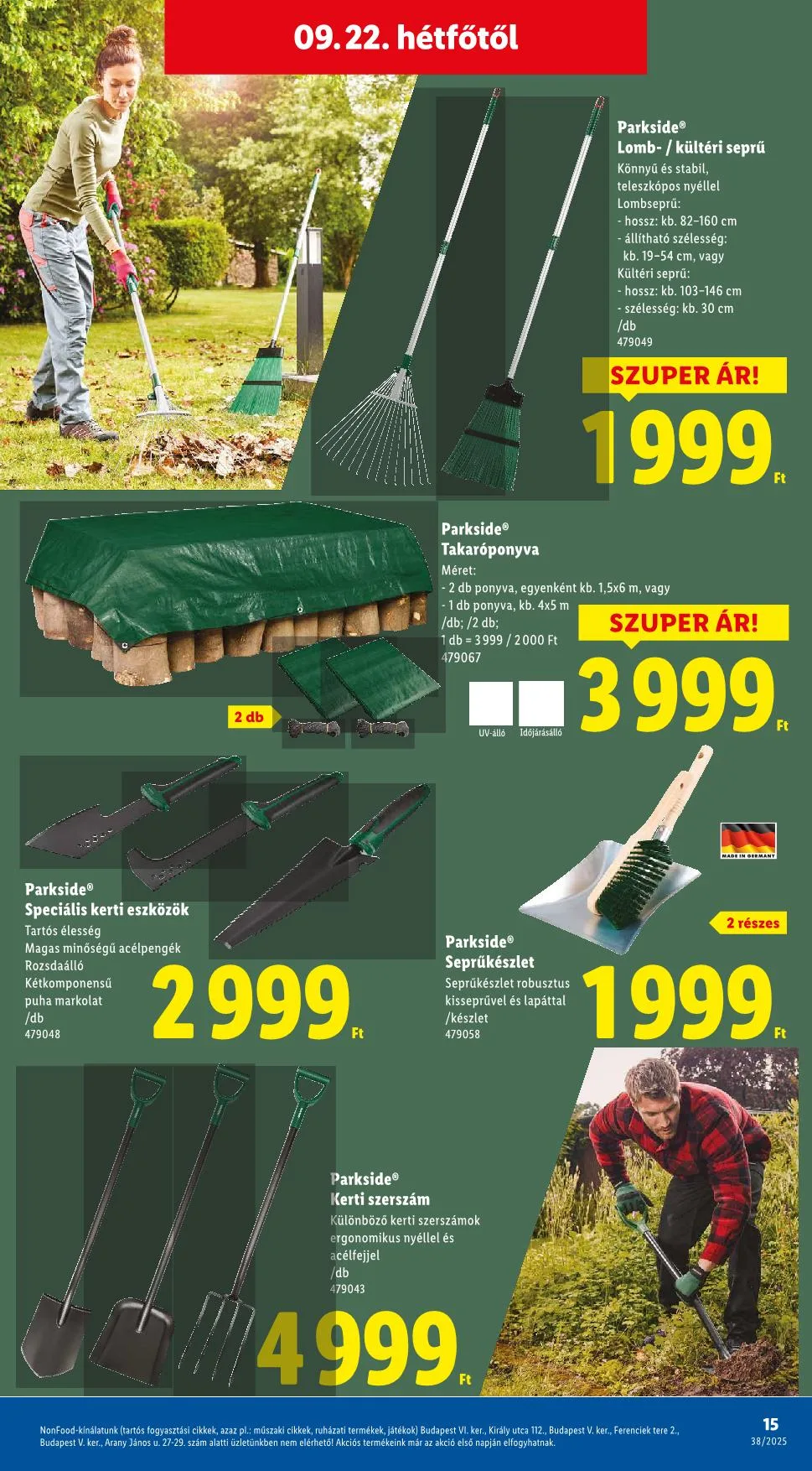 Lidl akciós újság Nonfood 09.18–09.18 – 7. oldal