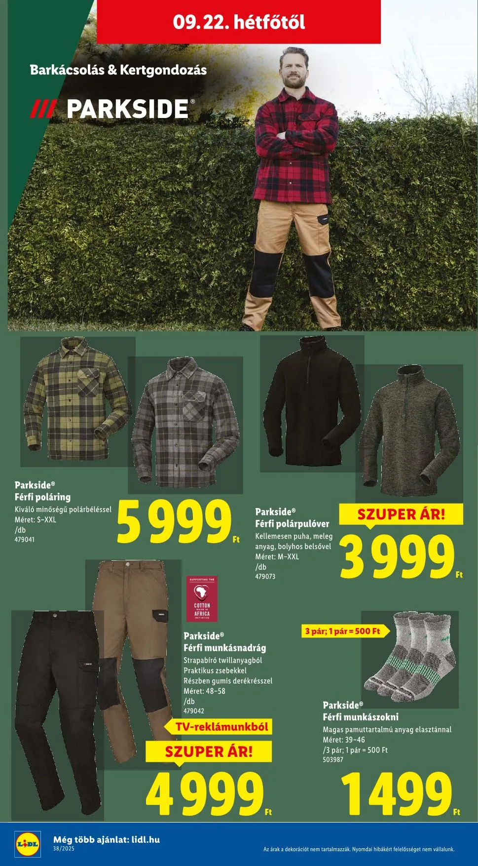 Lidl akciós újság Nonfood 09.18–09.18 – 8. oldal