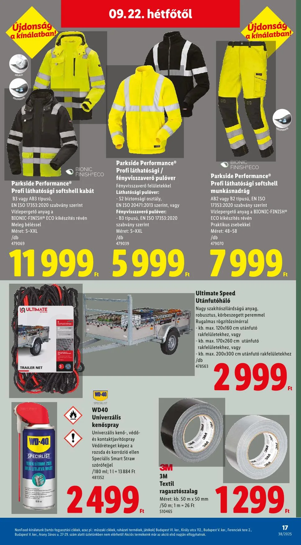 Lidl akciós újság Nonfood 09.18–09.18 – 9. oldal
