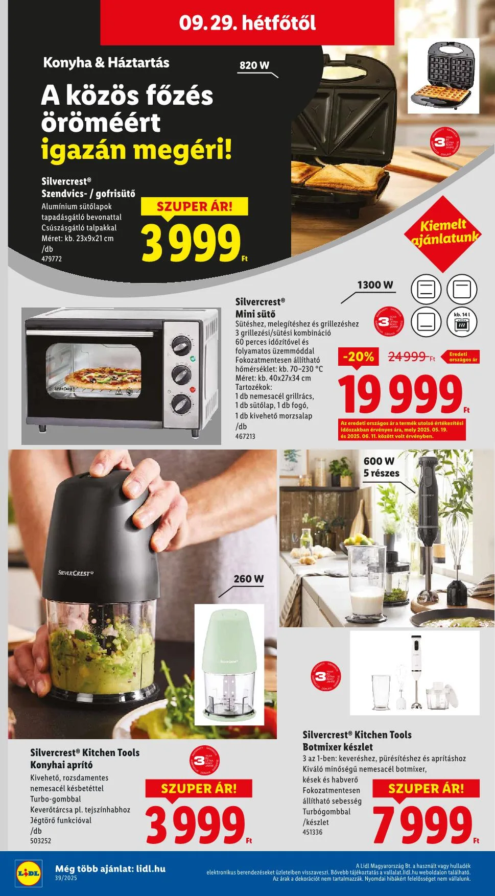 Lidl akciós újság Nonfood 09.25–09.25 – 10. oldal