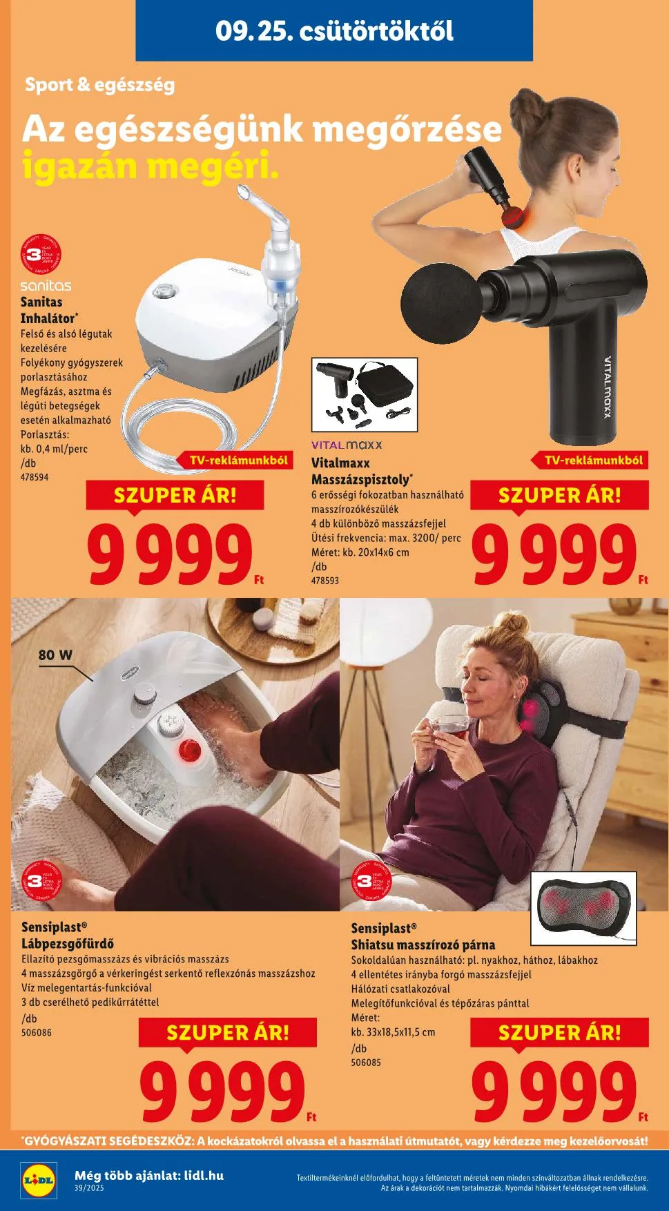 Lidl akciós újság Nonfood 09.25–09.25 – 12. oldal