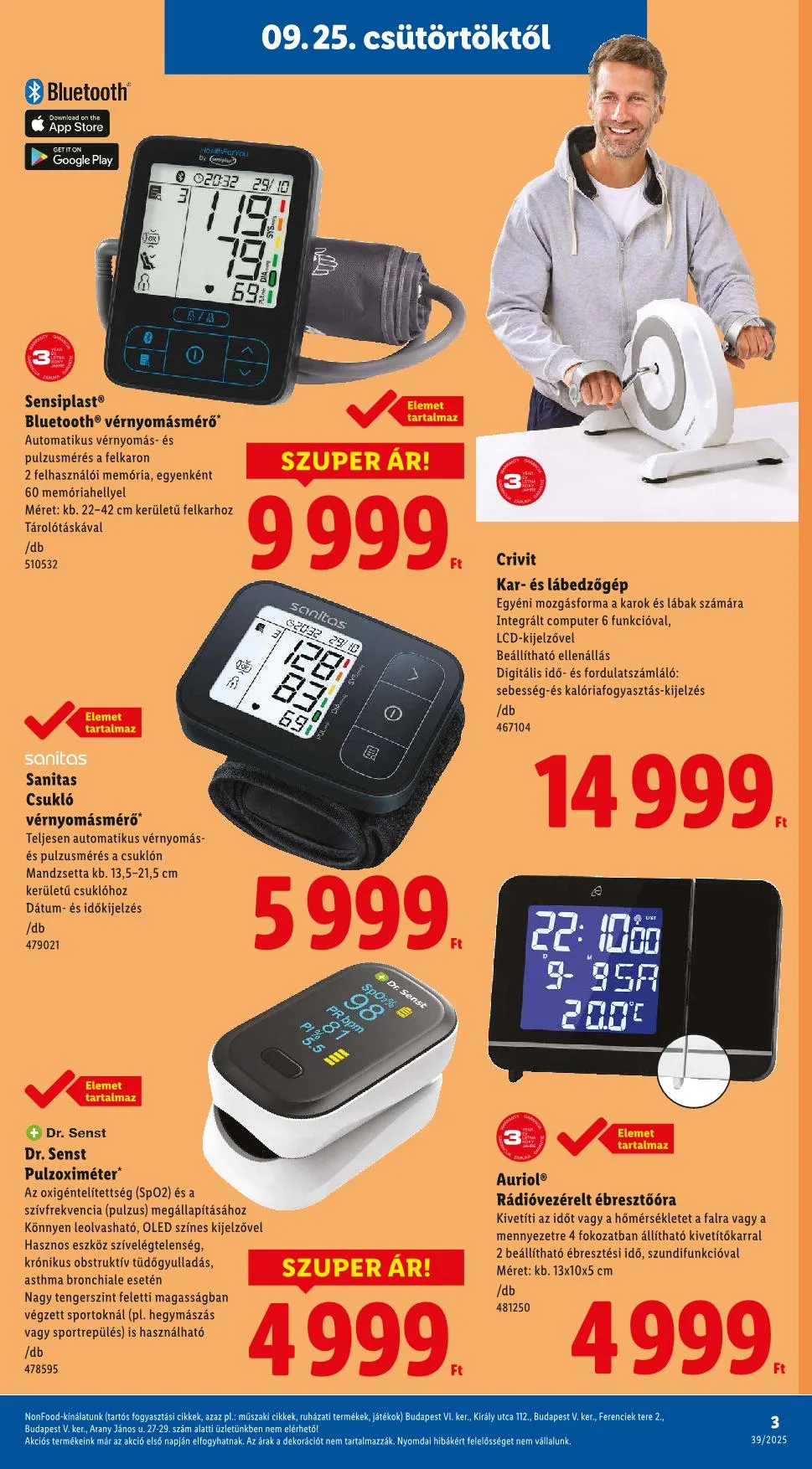 Lidl akciós újság Nonfood 09.25–09.25 – 15. oldal