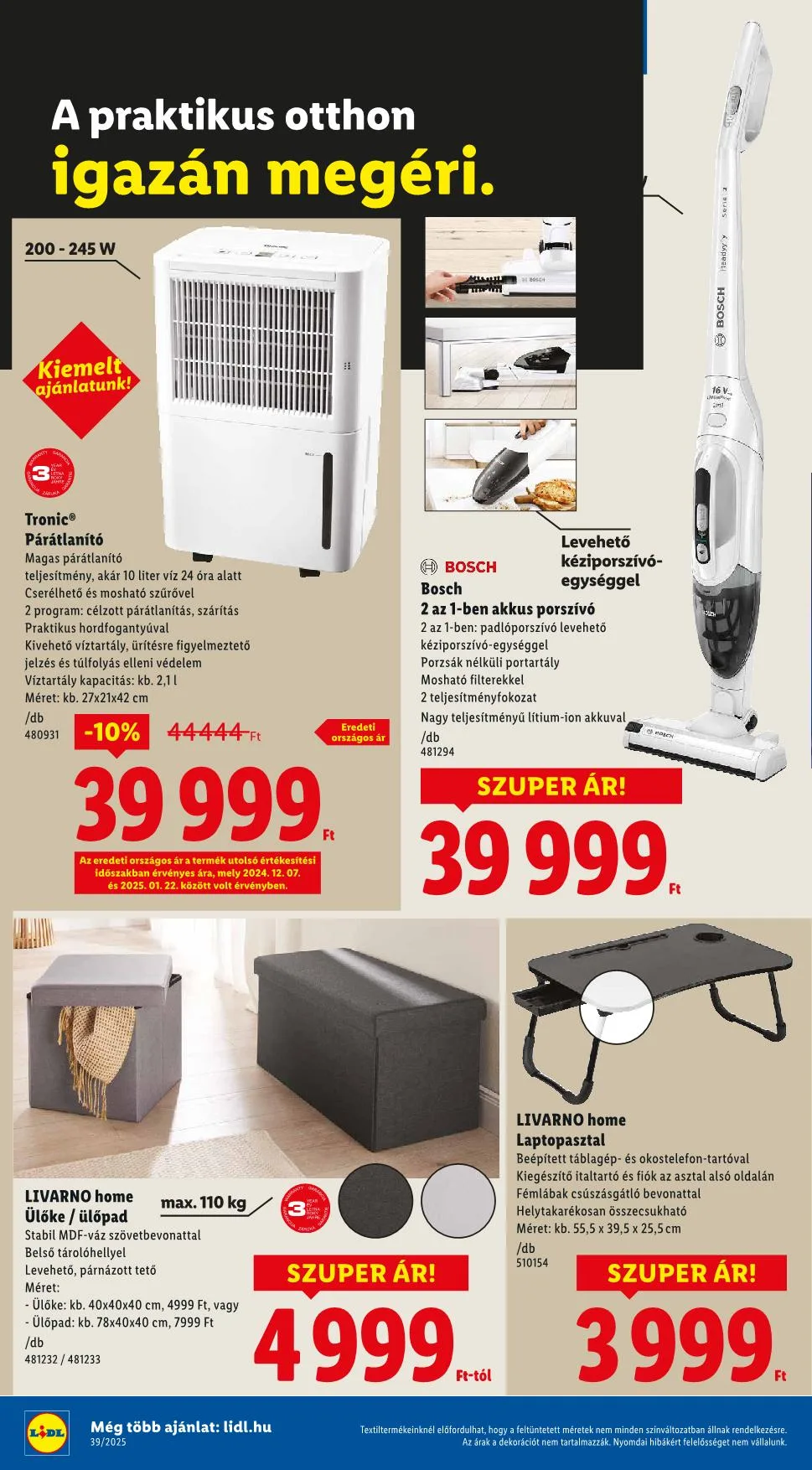 Lidl akciós újság Nonfood 09.25–09.25 – 20. oldal