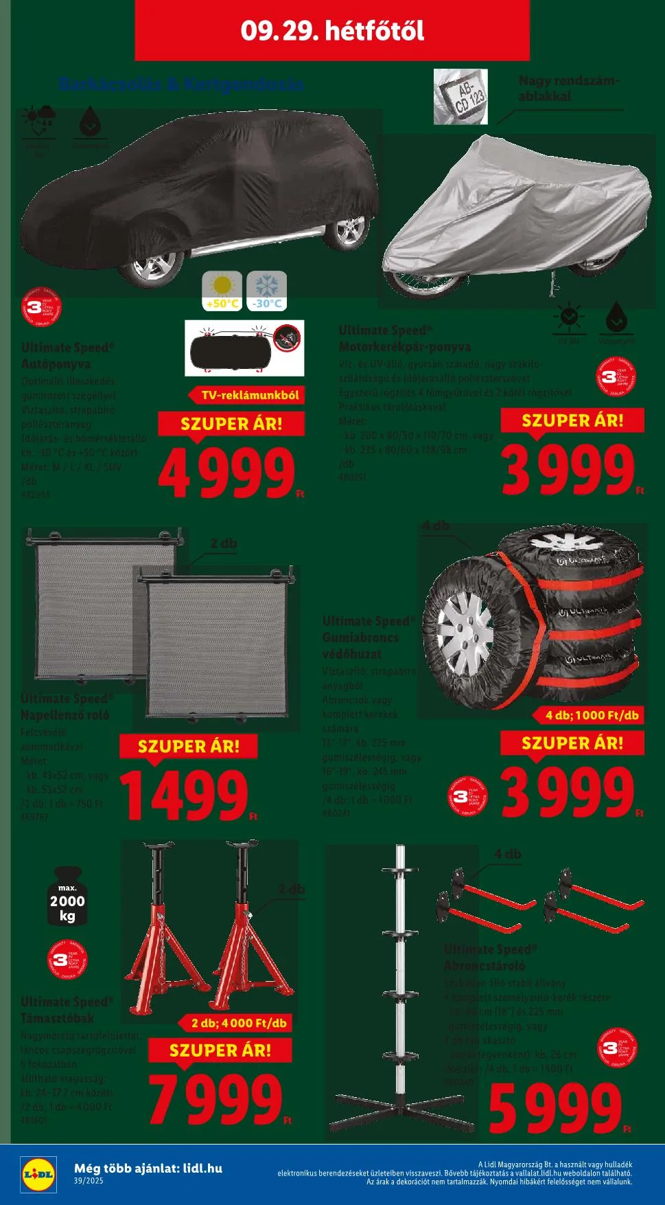 Lidl akciós újság Nonfood 09.25–09.25 – 8. oldal