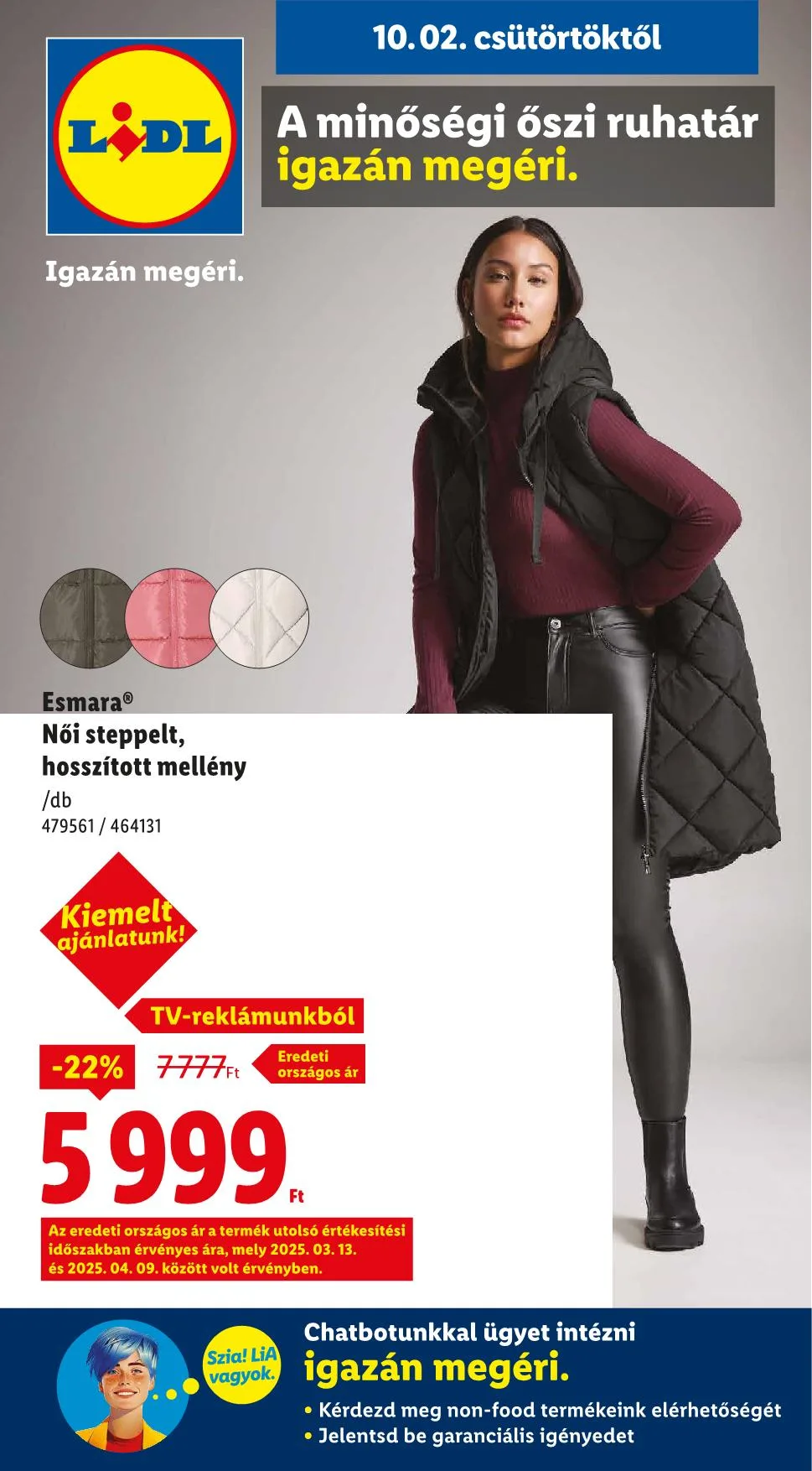 Lidl akciós újság Nonfood 10.02–10.02