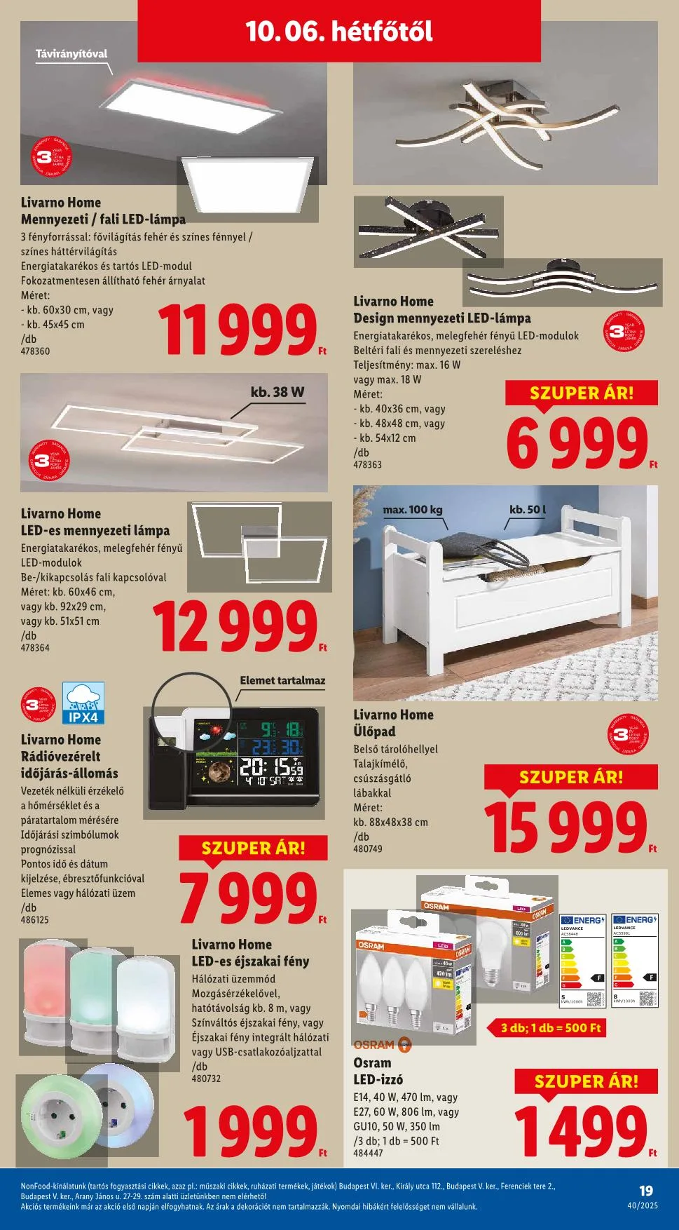 Lidl akciós újság Nonfood 10.02–10.02 – 11. oldal
