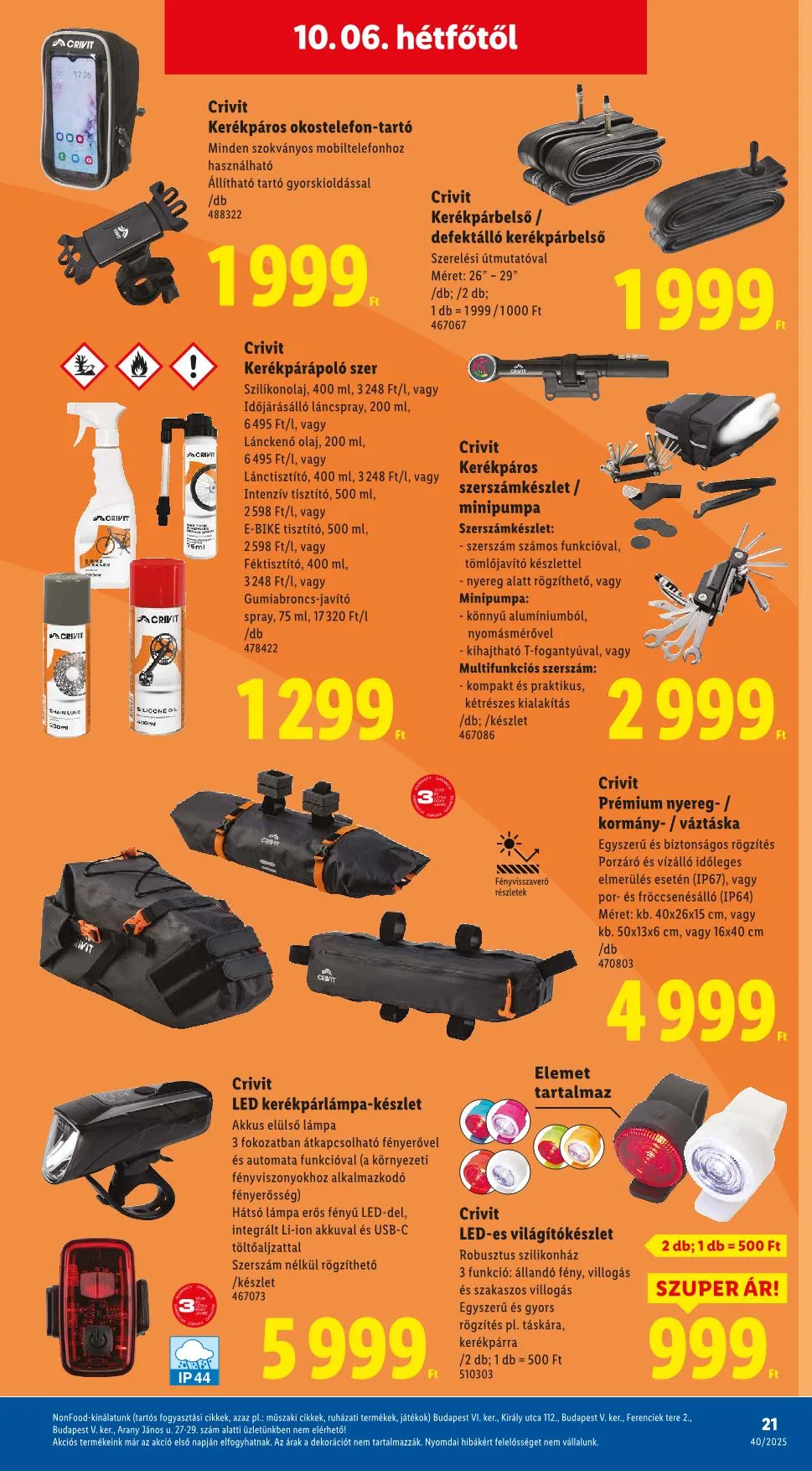Lidl akciós újság Nonfood 10.02–10.02 – 14. oldal