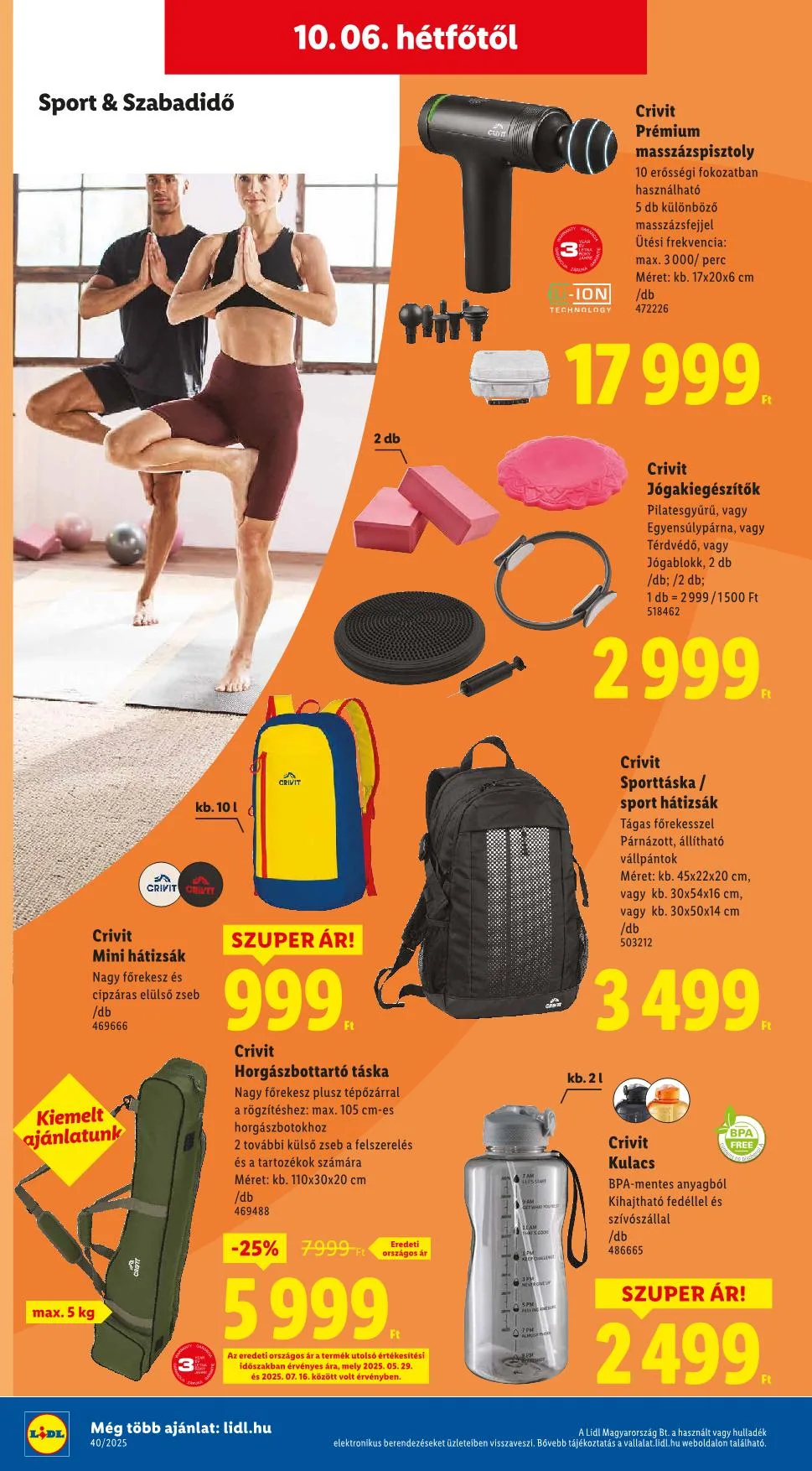 Lidl akciós újság Nonfood 10.02–10.02 – 15. oldal