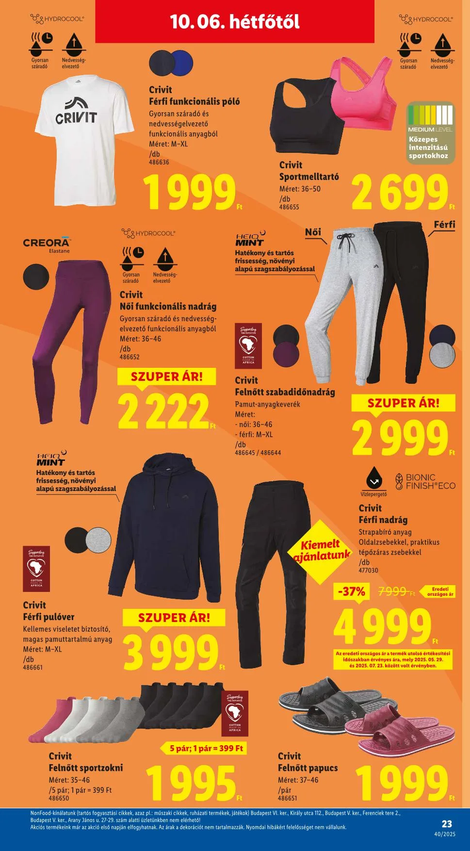Lidl akciós újság Nonfood 10.02–10.02 – 16. oldal