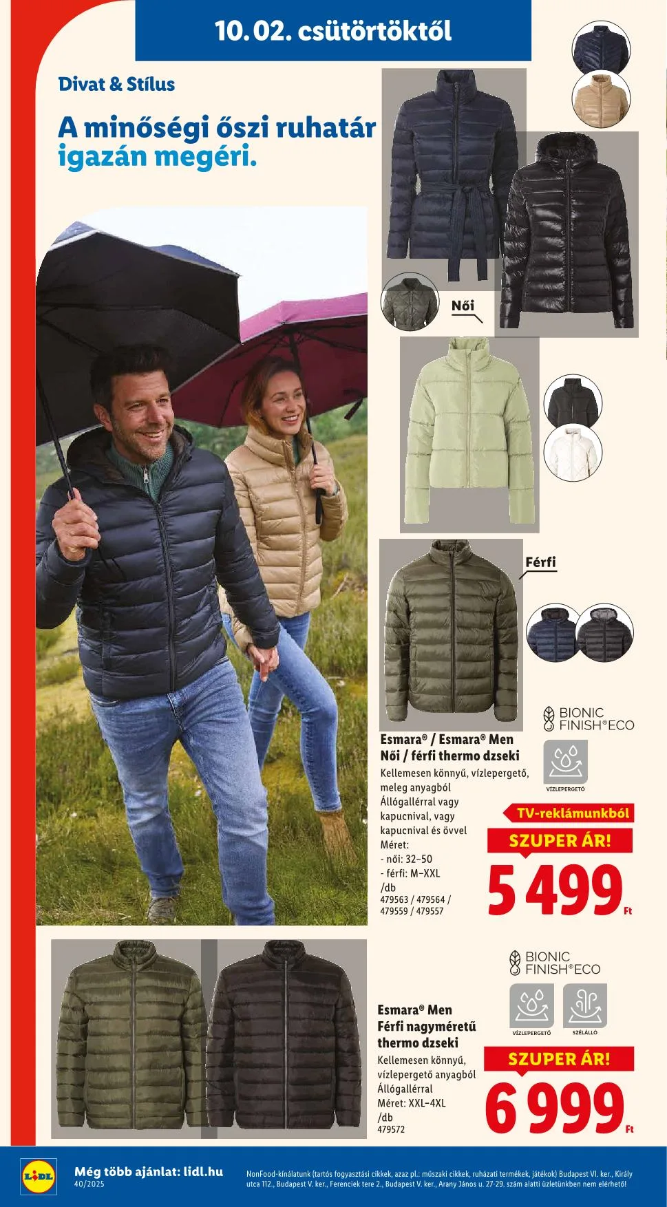 Lidl akciós újság Nonfood 10.02–10.02 – 19. oldal