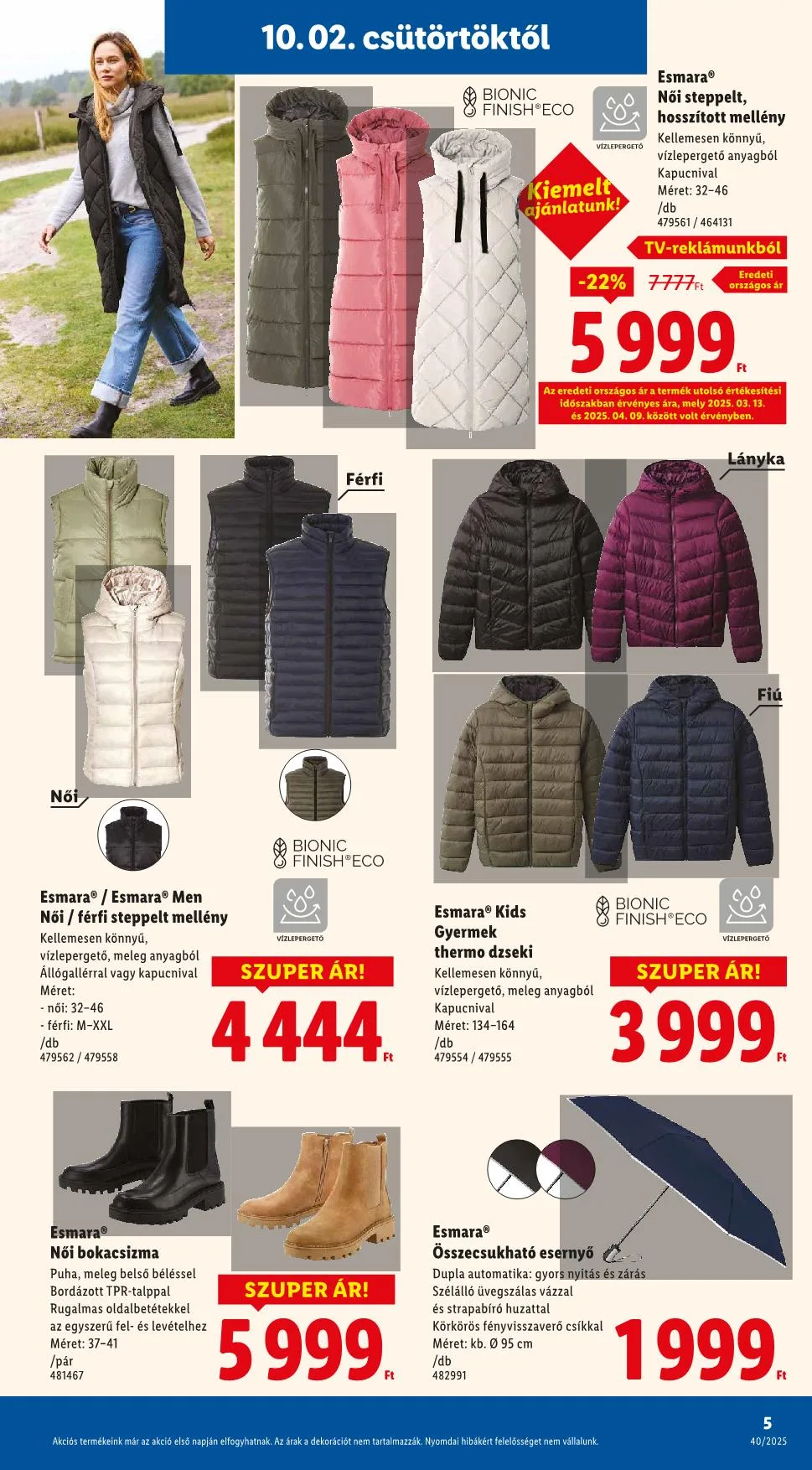 Lidl akciós újság Nonfood 10.02–10.02 – 20. oldal