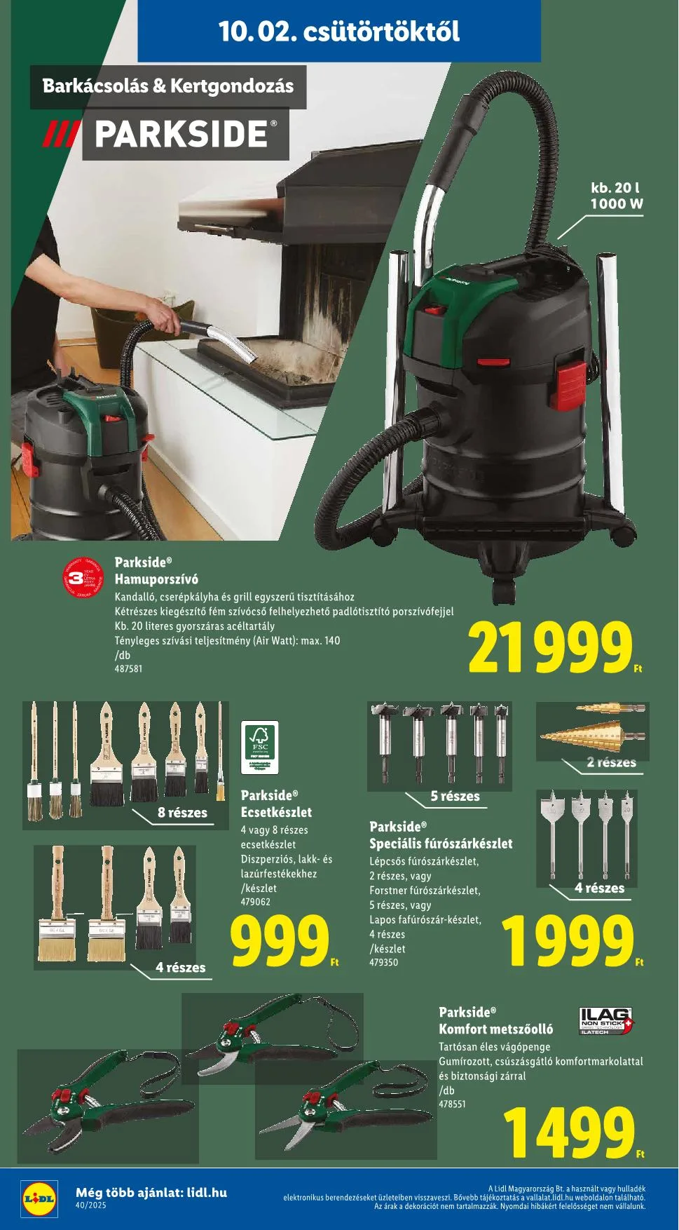 Lidl akciós újság Nonfood 10.02–10.02 – 4. oldal