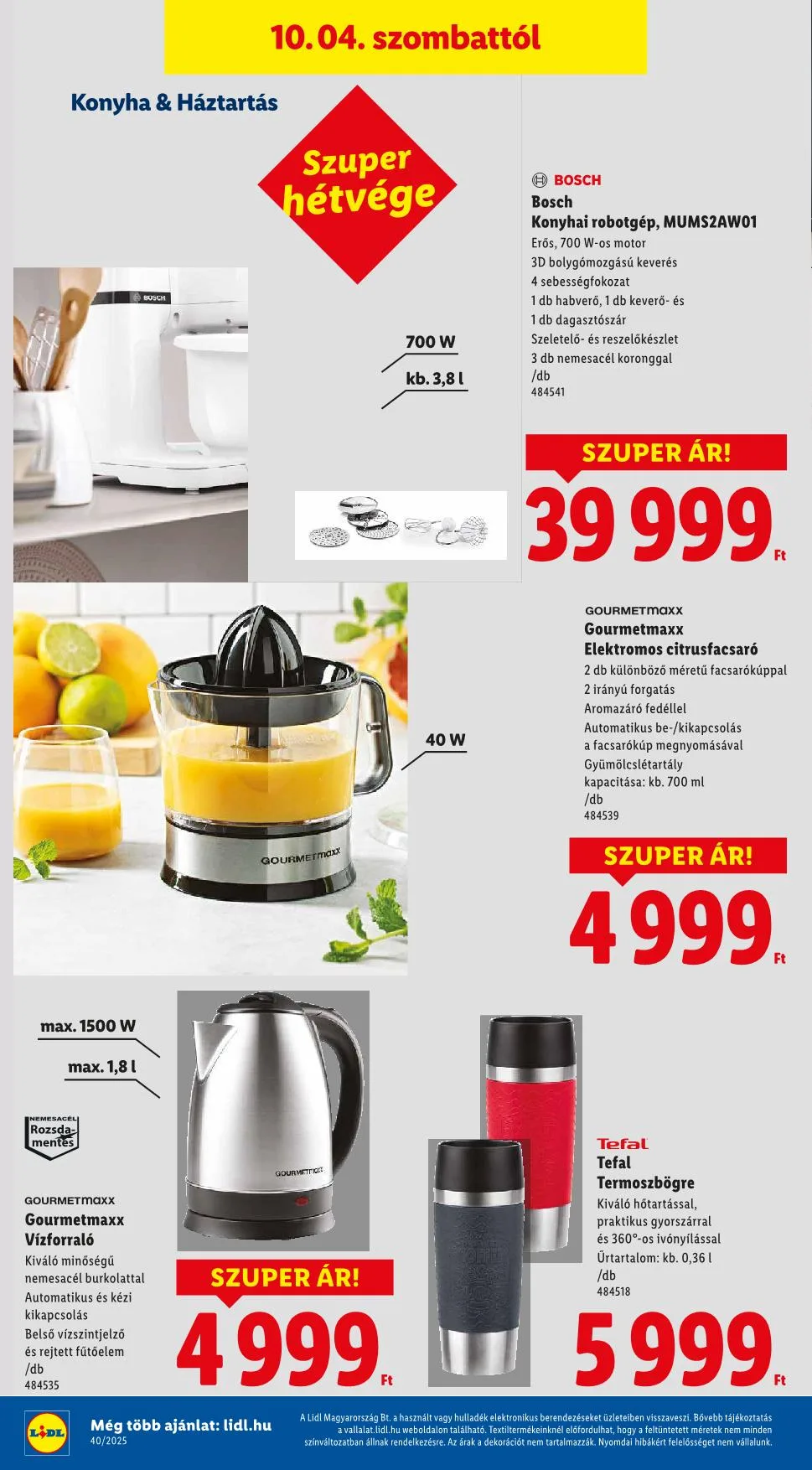 Lidl akciós újság Nonfood 10.02–10.02 – 6. oldal