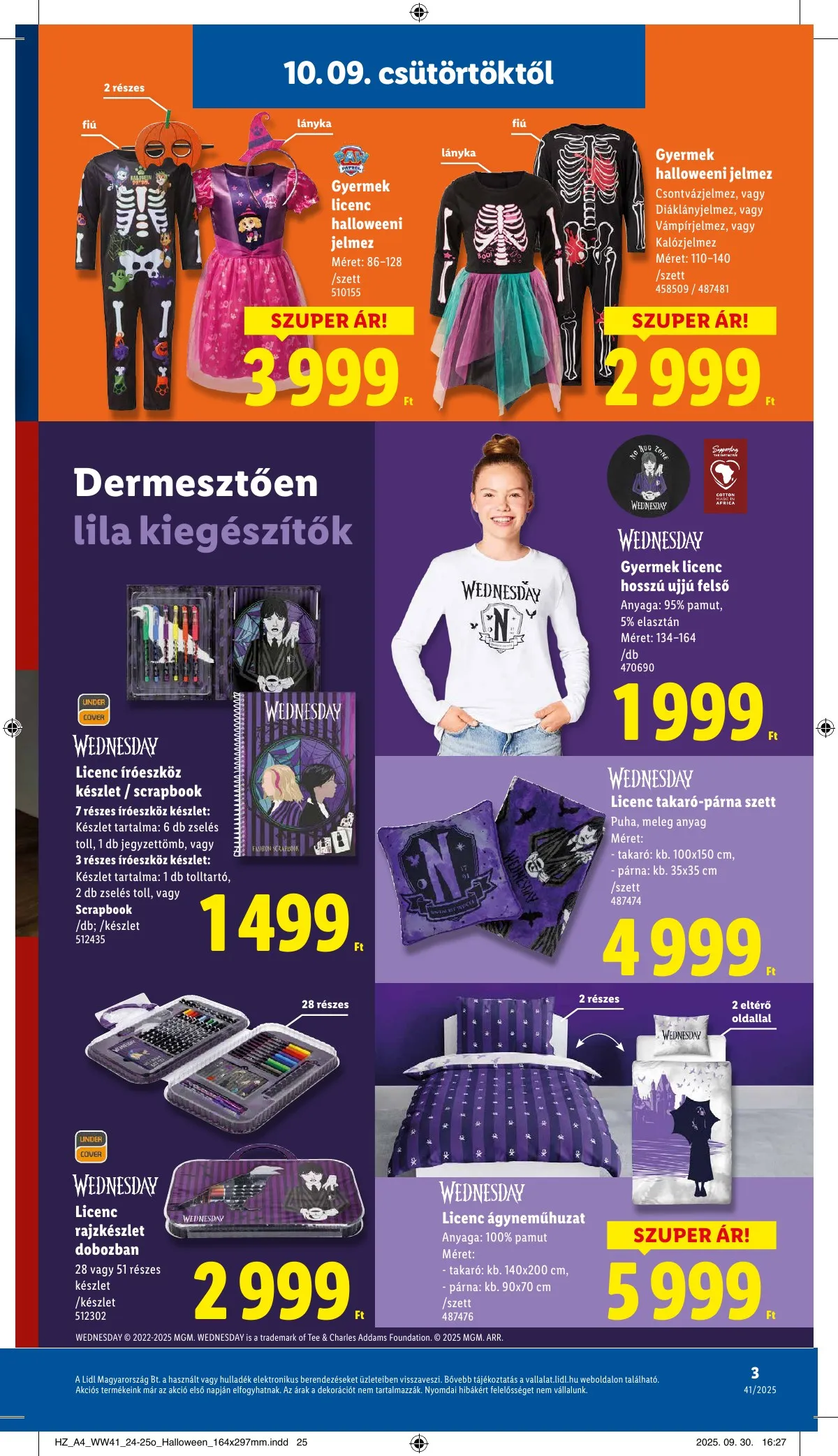 Lidl akciós újság Nonfood 10.09–10.09 – 3. oldal