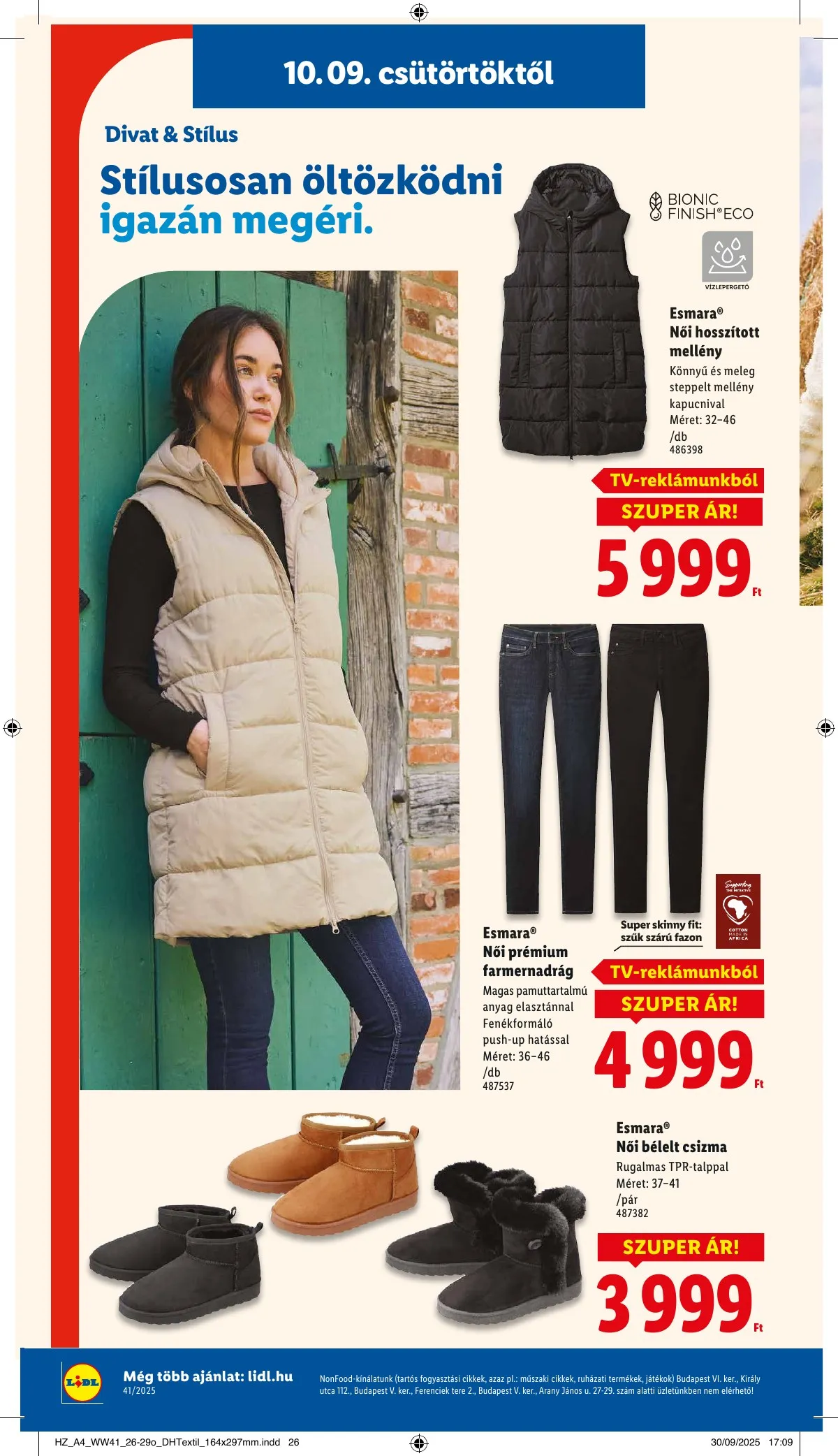 Lidl akciós újság Nonfood 10.09–10.09 – 6. oldal