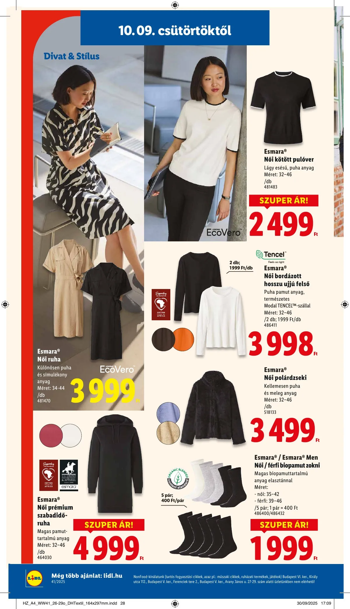 Lidl akciós újság Nonfood 10.09–10.09 – 8. oldal