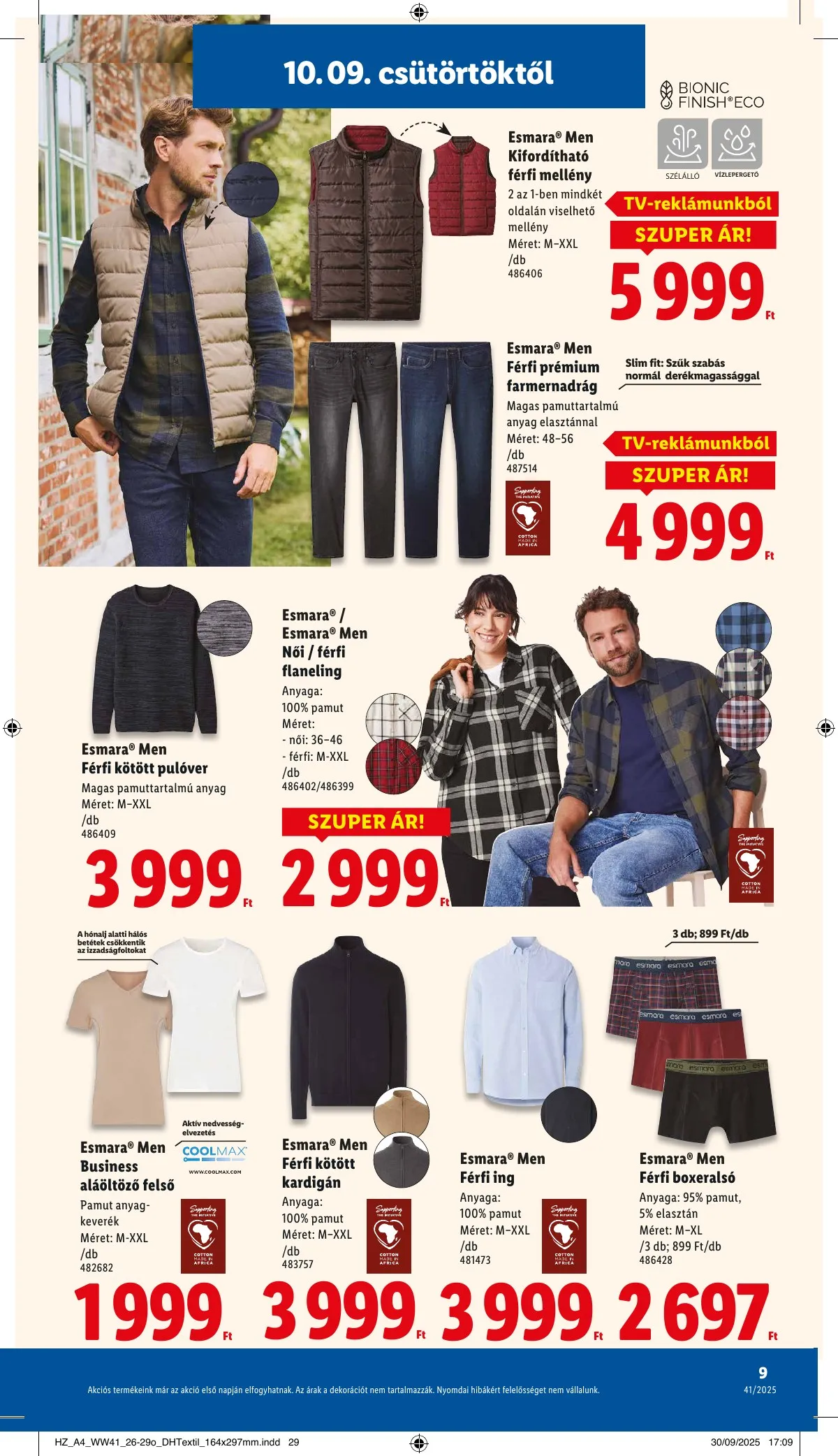Lidl akciós újság Nonfood 10.09–10.09 – 9. oldal