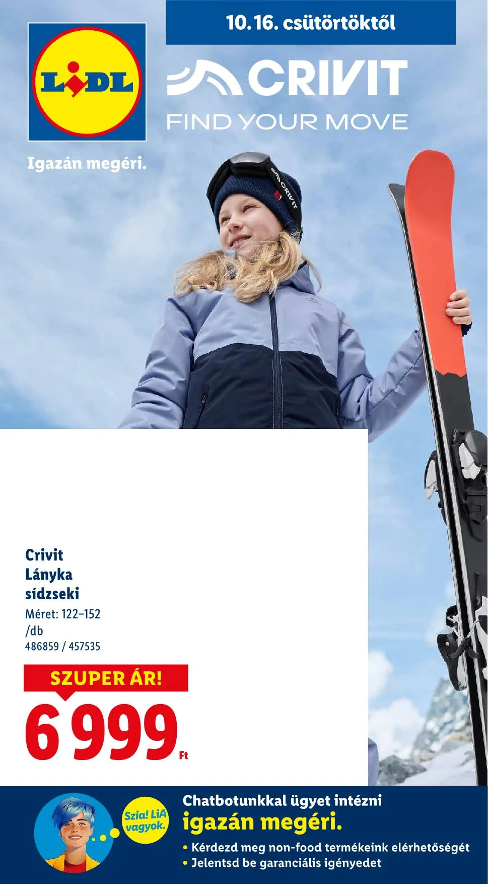 Lidl akciós újság Nonfood 10.16–10.16