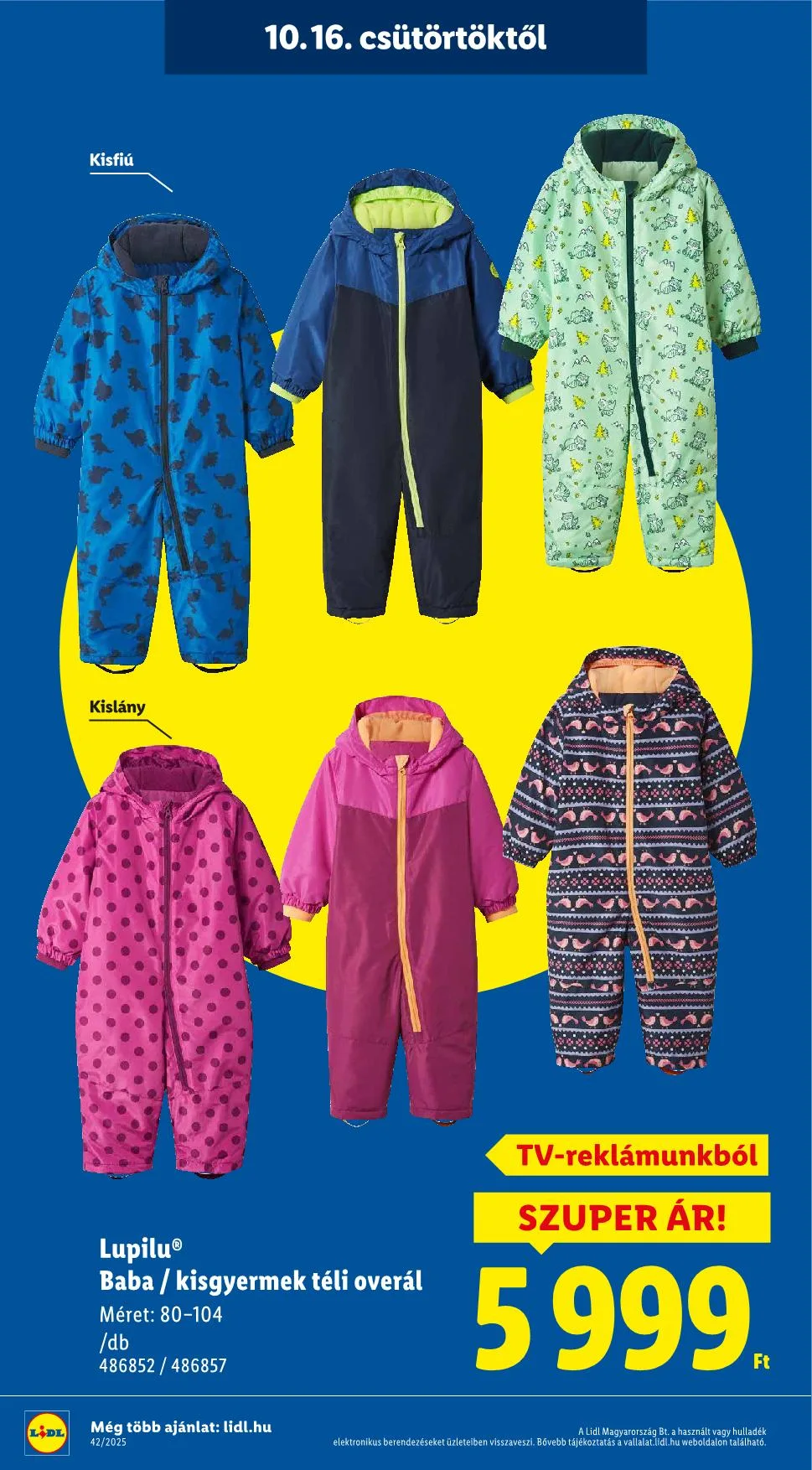 Lidl akciós újság Nonfood 10.16–10.16 – 12. oldal