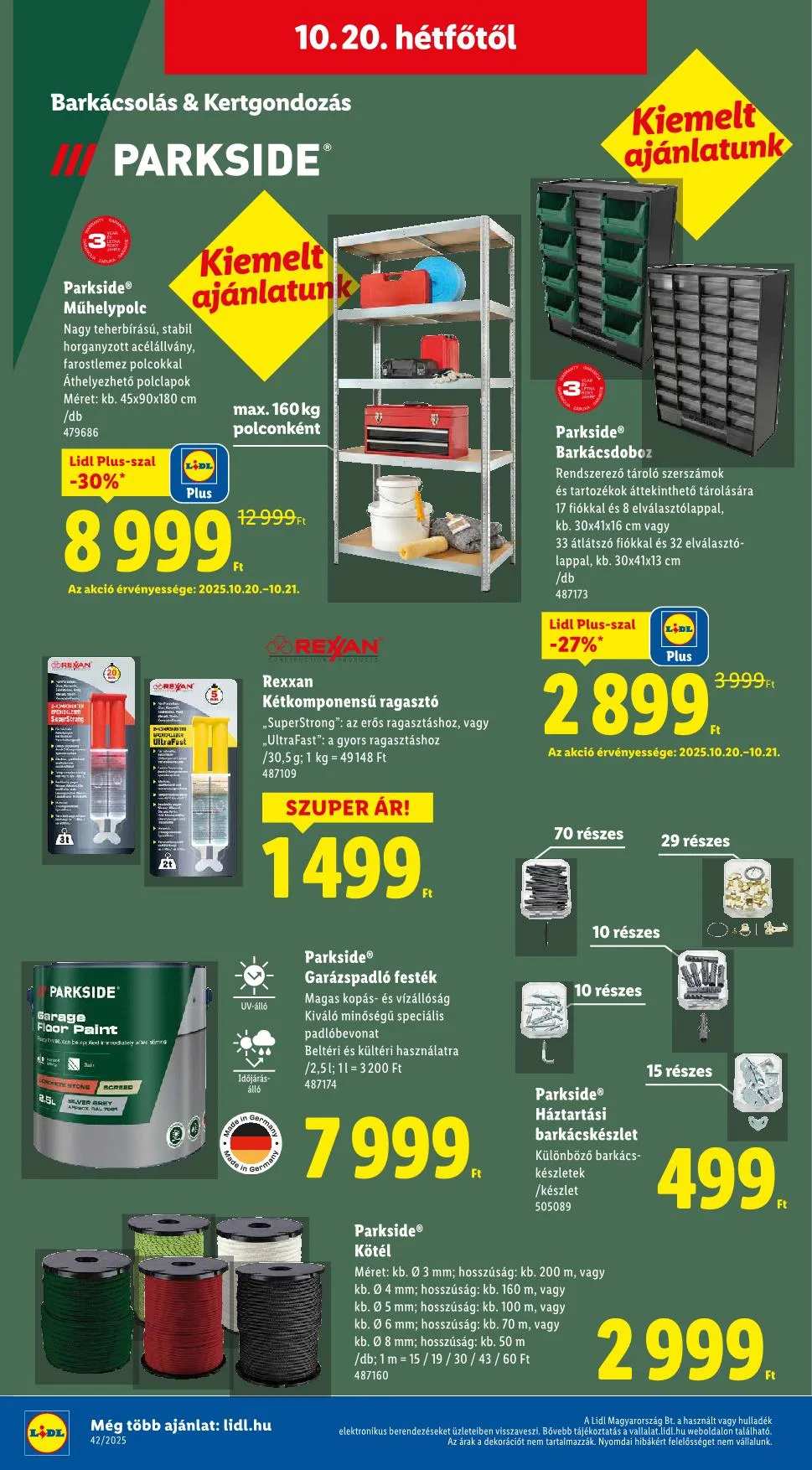 Lidl akciós újság Nonfood 10.16–10.16 – 13. oldal