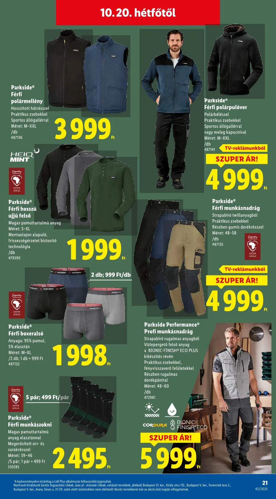 Lidl akciós újság Nonfood 10.16–10.16 – 14. oldal