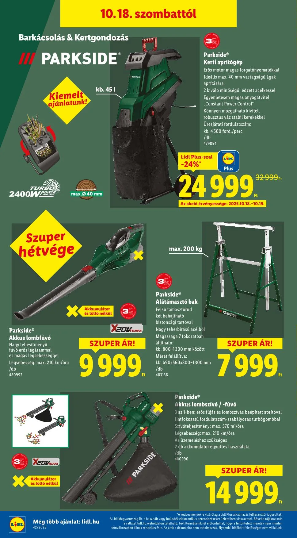 Lidl akciós újság Nonfood 10.16–10.16 – 8. oldal
