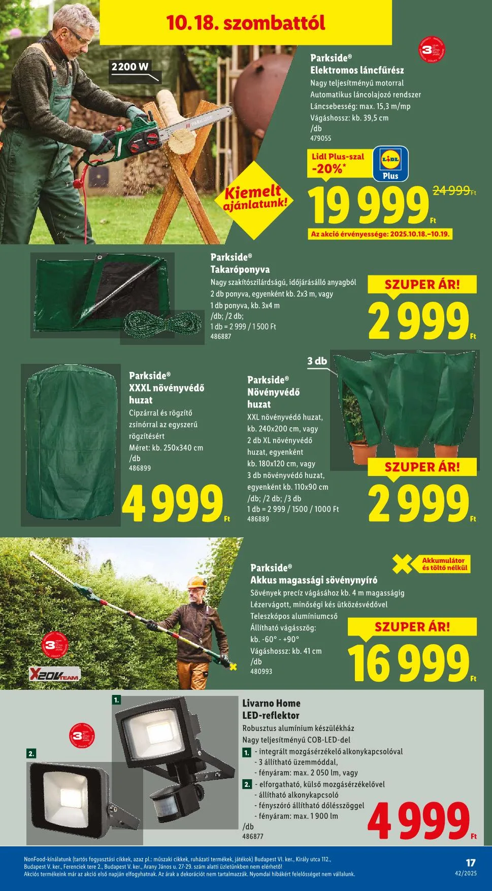 Lidl akciós újság Nonfood 10.16–10.16 – 9. oldal
