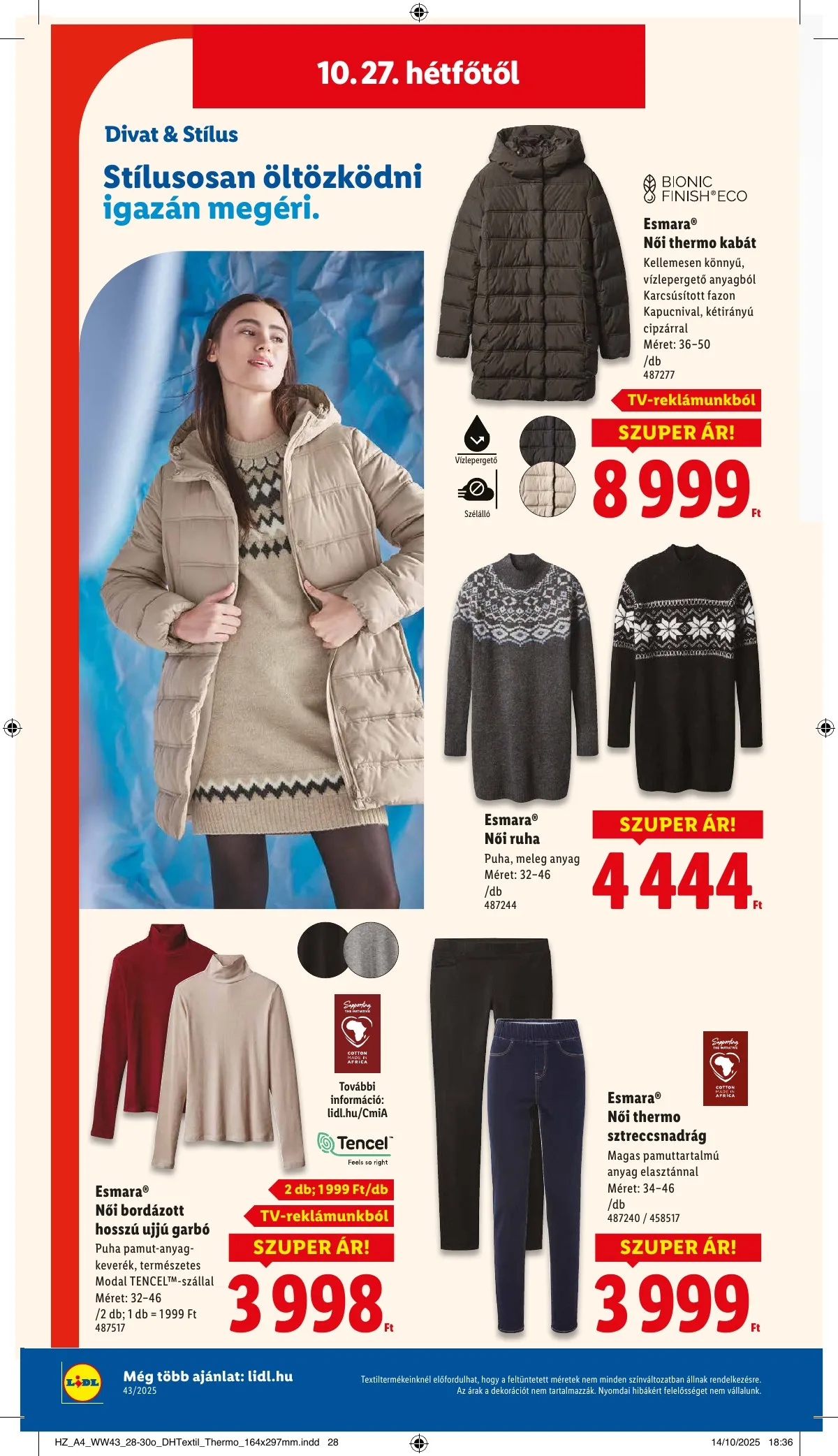 Lidl akciós újság Nonfood 10.22–10.22 – 14. oldal