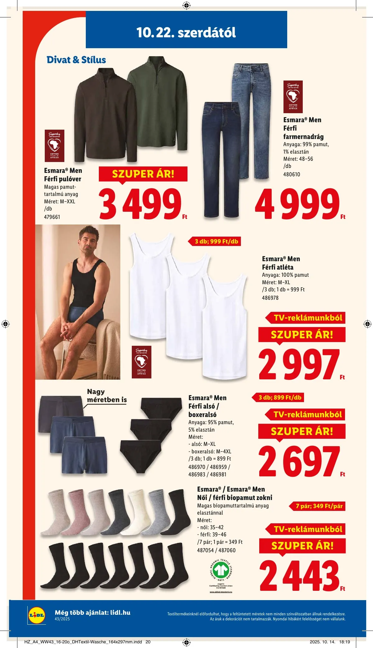 Lidl akciós újság Nonfood 10.22–10.22 – 6. oldal