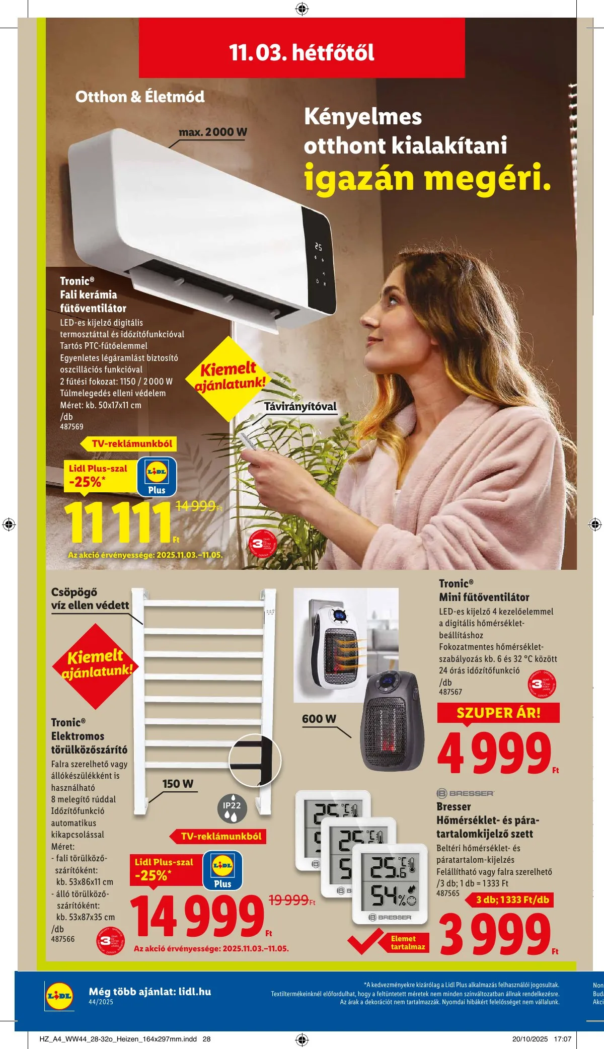 Lidl akciós újság Nonfood 10.30–10.30 – 12. oldal
