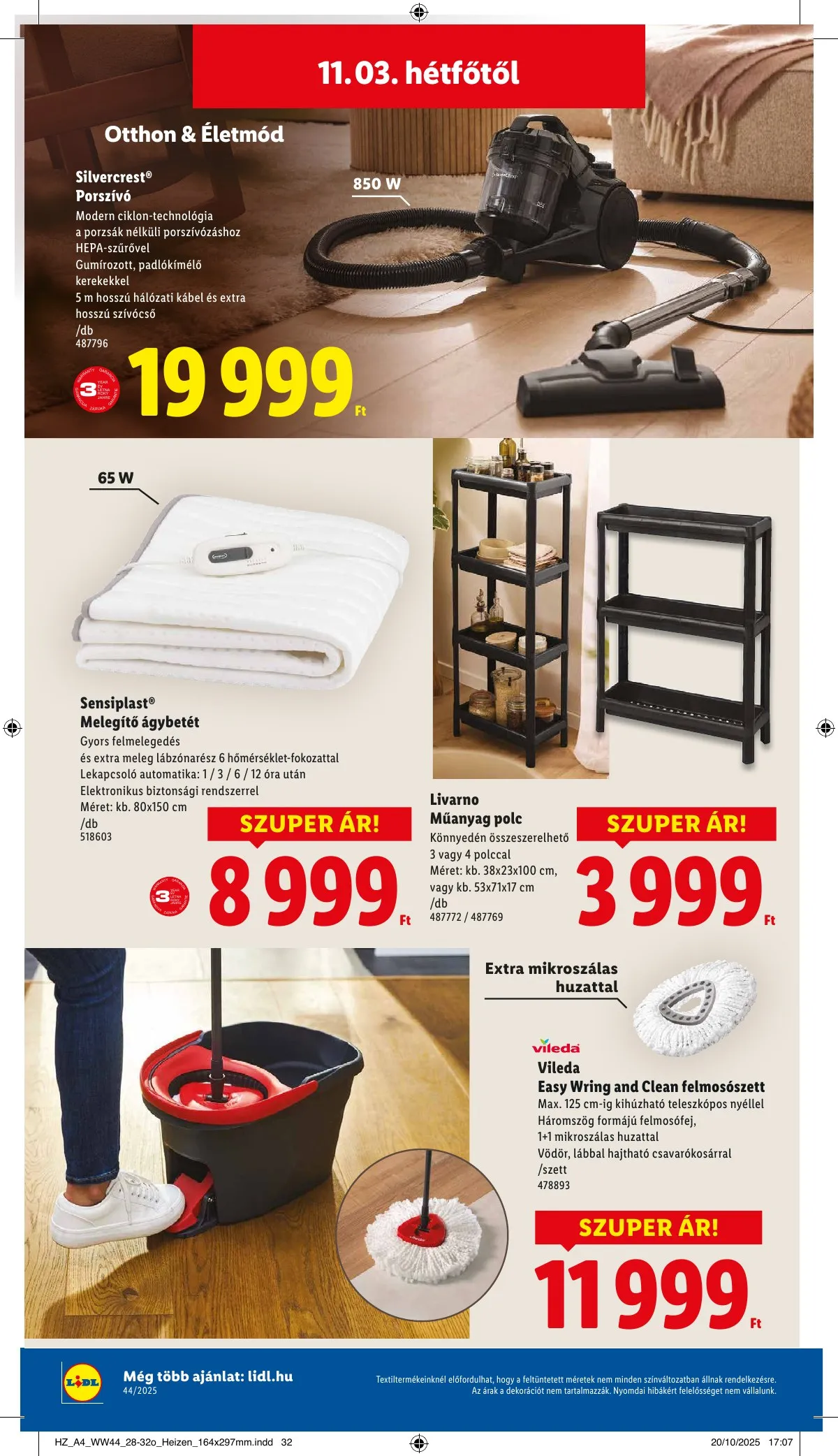 Lidl akciós újság Nonfood 10.30–10.30 – 16. oldal