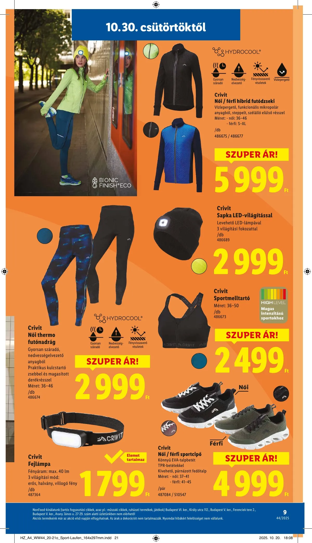 Lidl akciós újság Nonfood 10.30–10.30 – 9. oldal