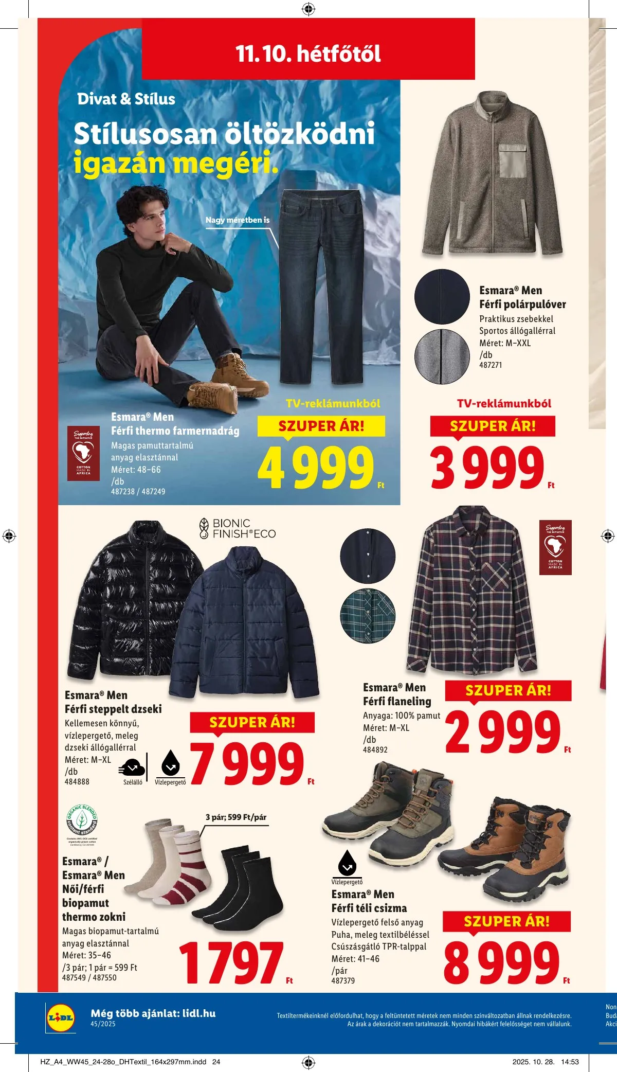 Lidl akciós újság Nonfood 11.08–11.08 – 6. oldal