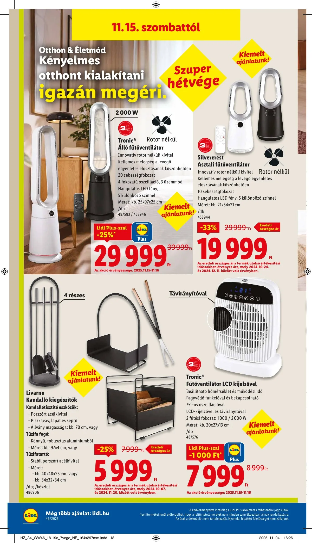 Lidl akciós újság Nonfood 11.15–11.15 – 2. oldal