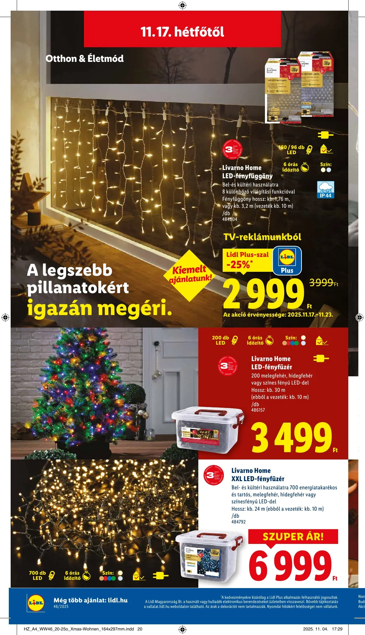 Lidl akciós újság Nonfood 11.15–11.15 – 4. oldal