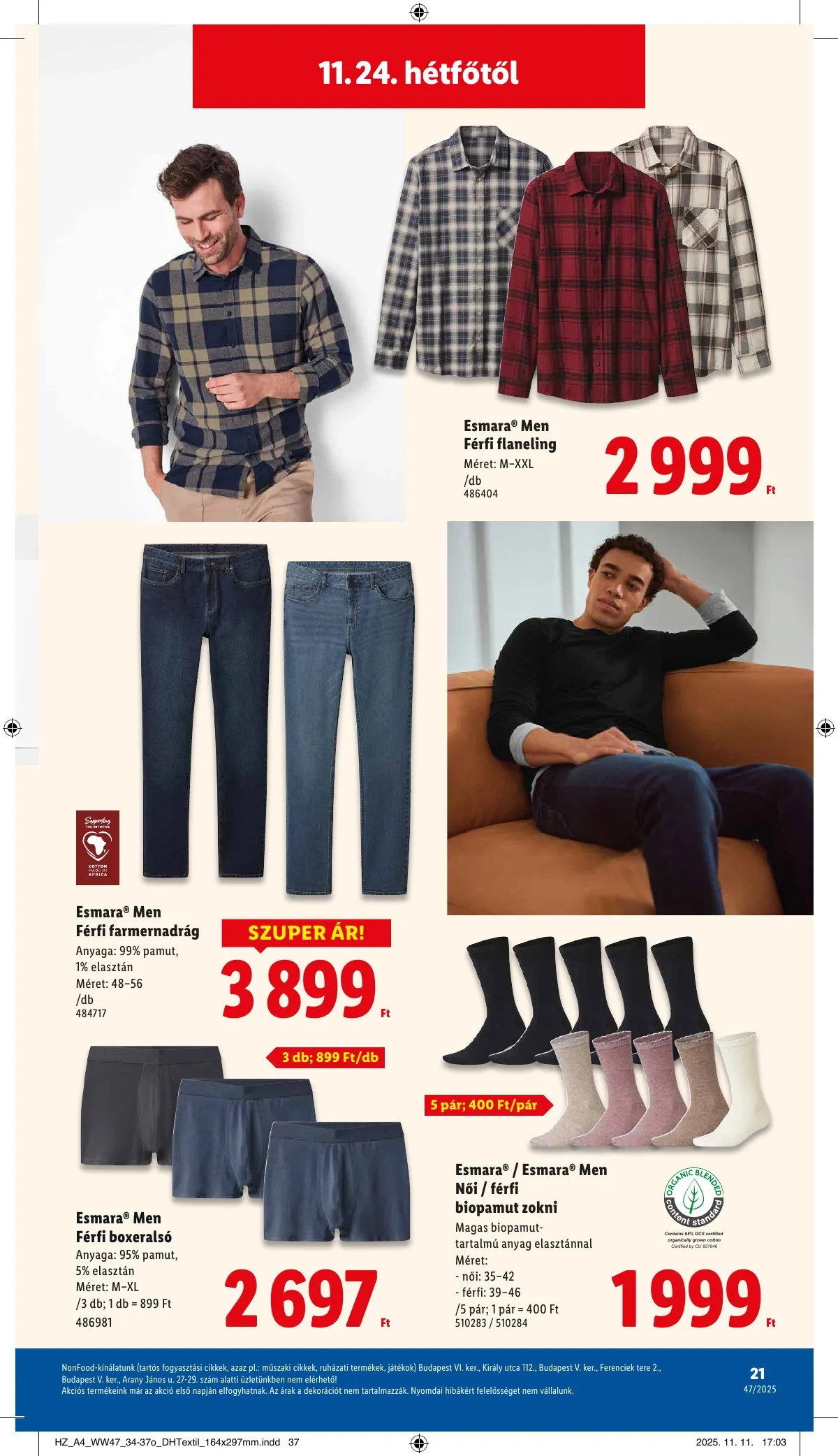 Lidl akciós újság Nonfood 11.20–11.20 – 21. oldal