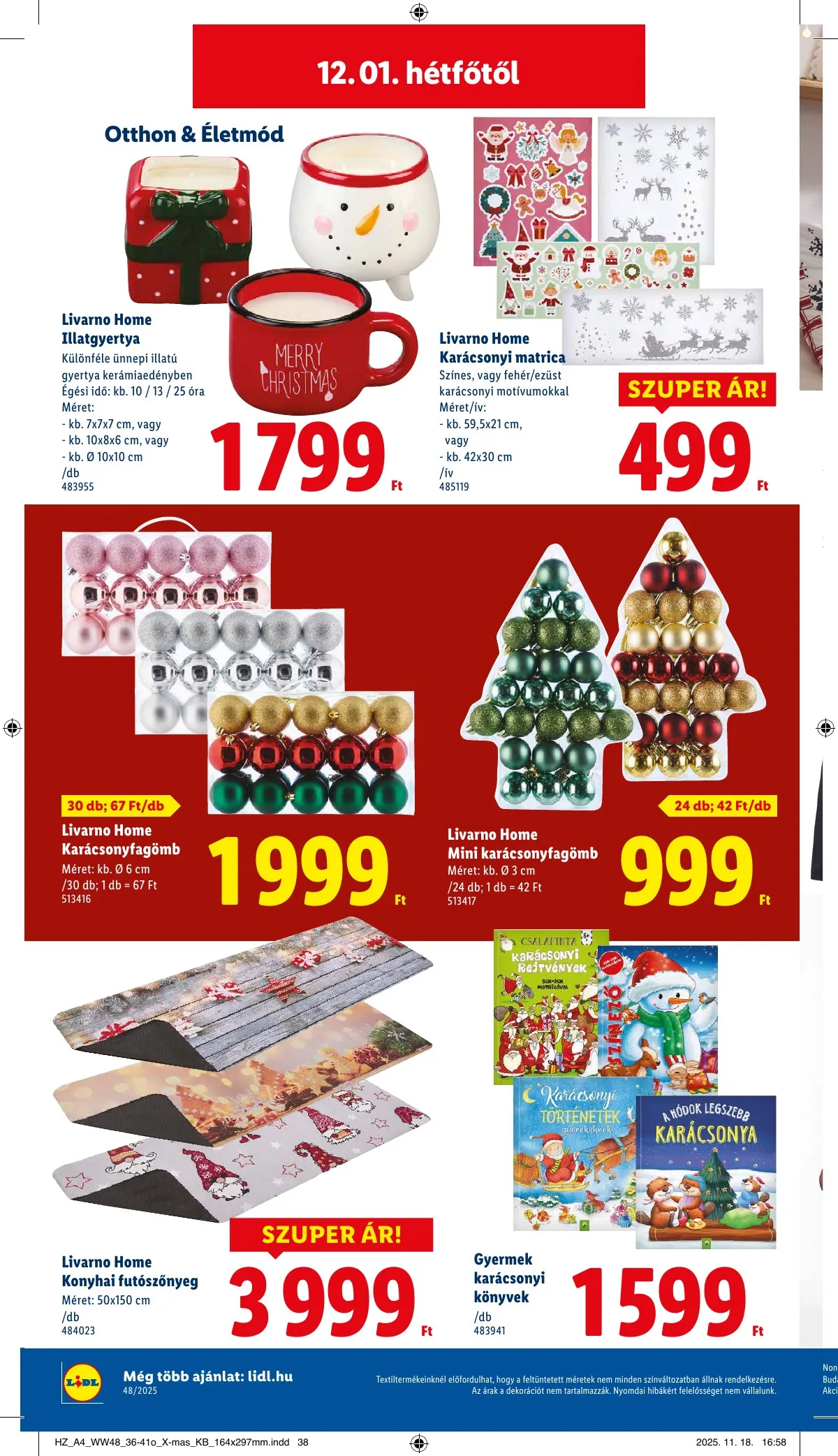 Lidl akciós újság Nonfood 11.27–11.27 – 16. oldal