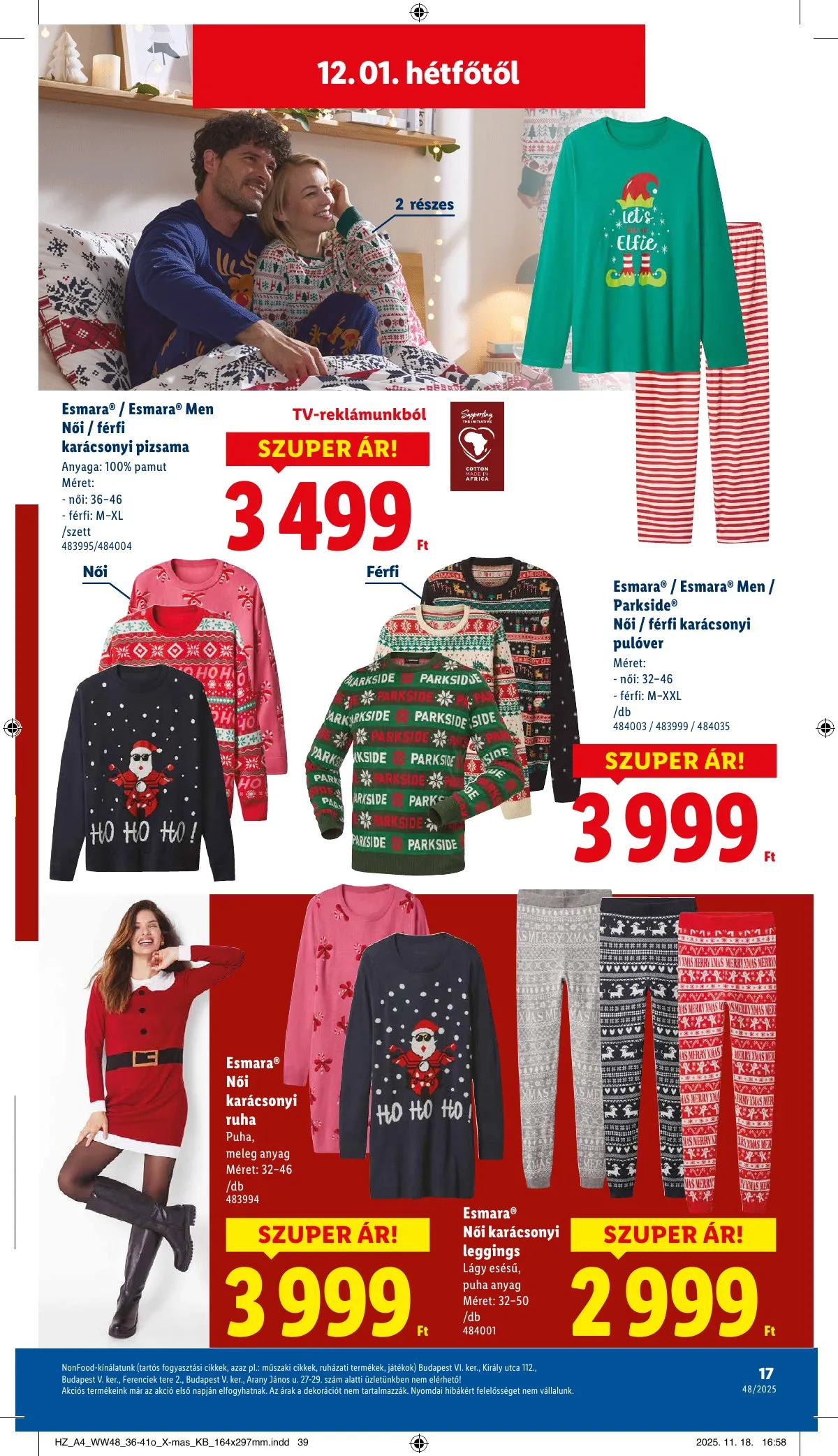 Lidl akciós újság Nonfood 11.27–11.27 – 17. oldal