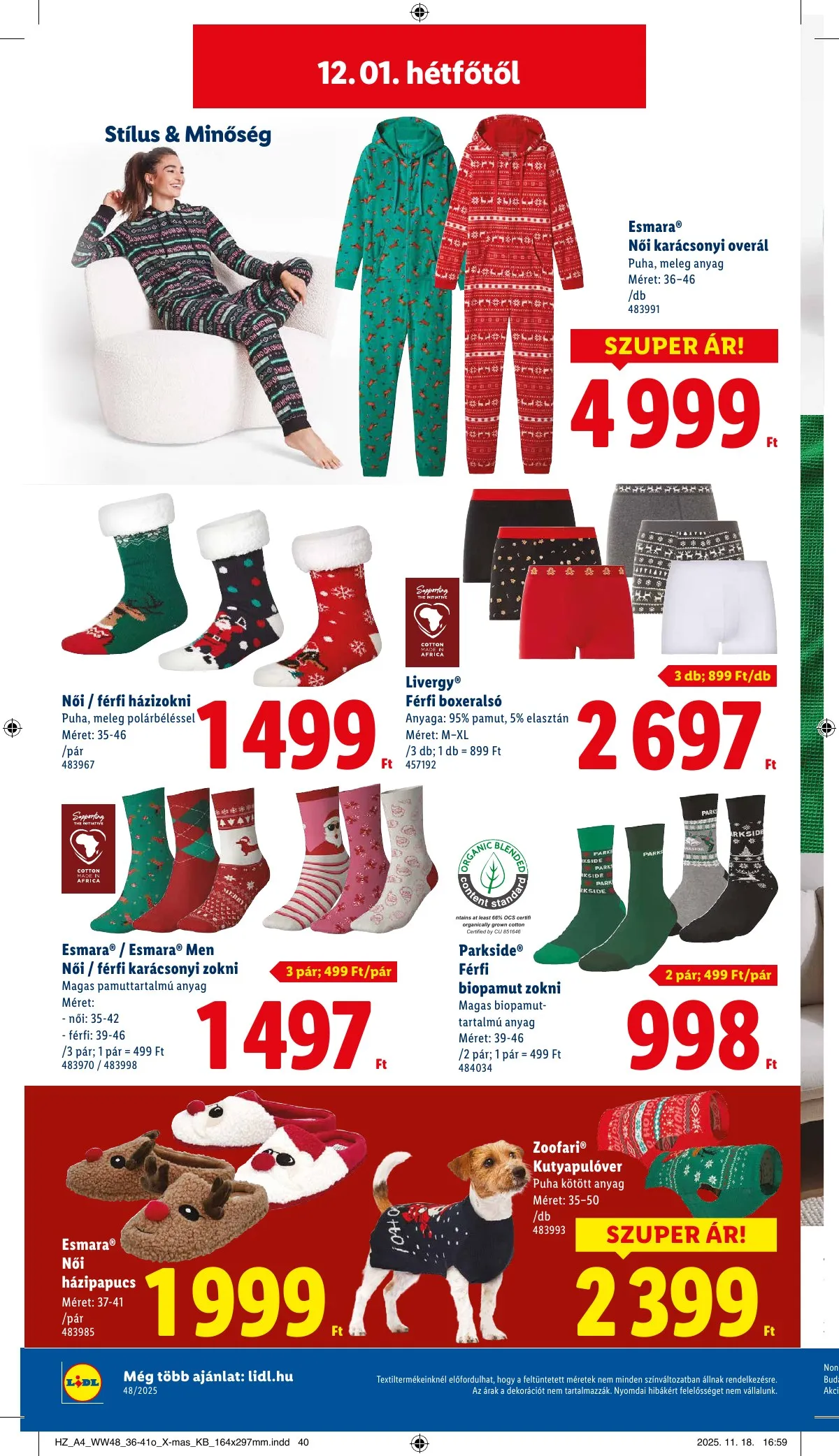 Lidl akciós újság Nonfood 11.27–11.27 – 18. oldal