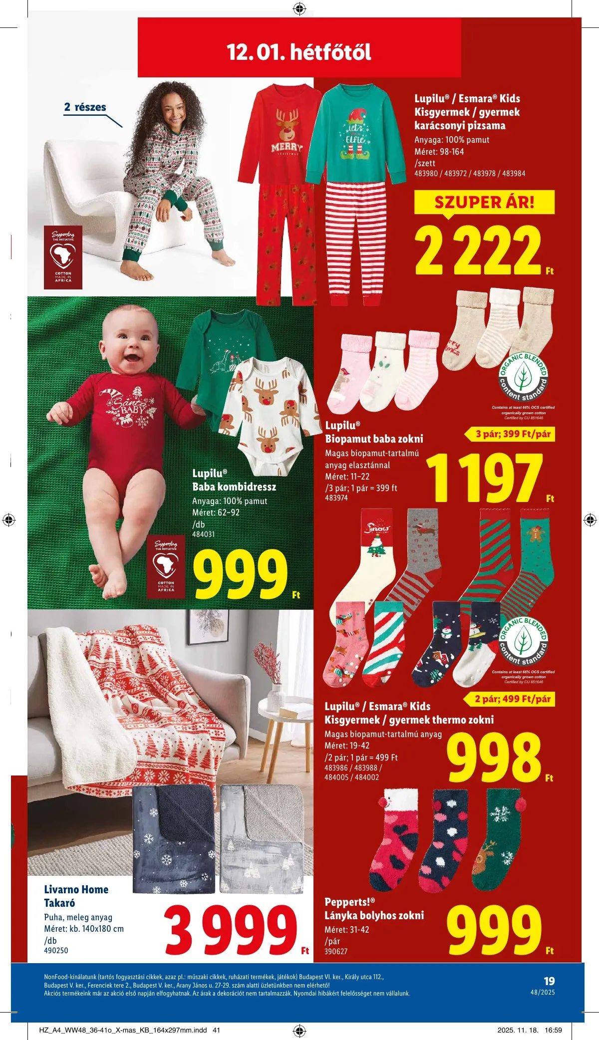 Lidl akciós újság Nonfood 11.27–11.27 – 19. oldal
