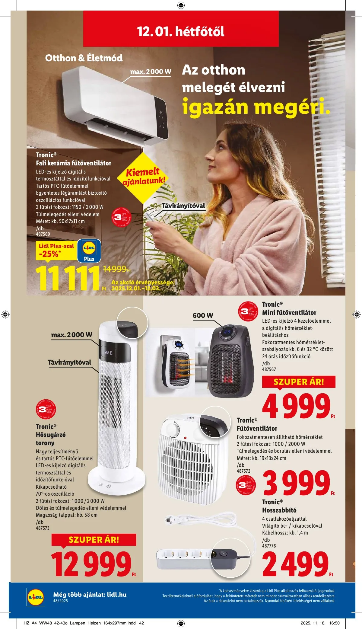 Lidl akciós újság Nonfood 11.27–11.27 – 20. oldal