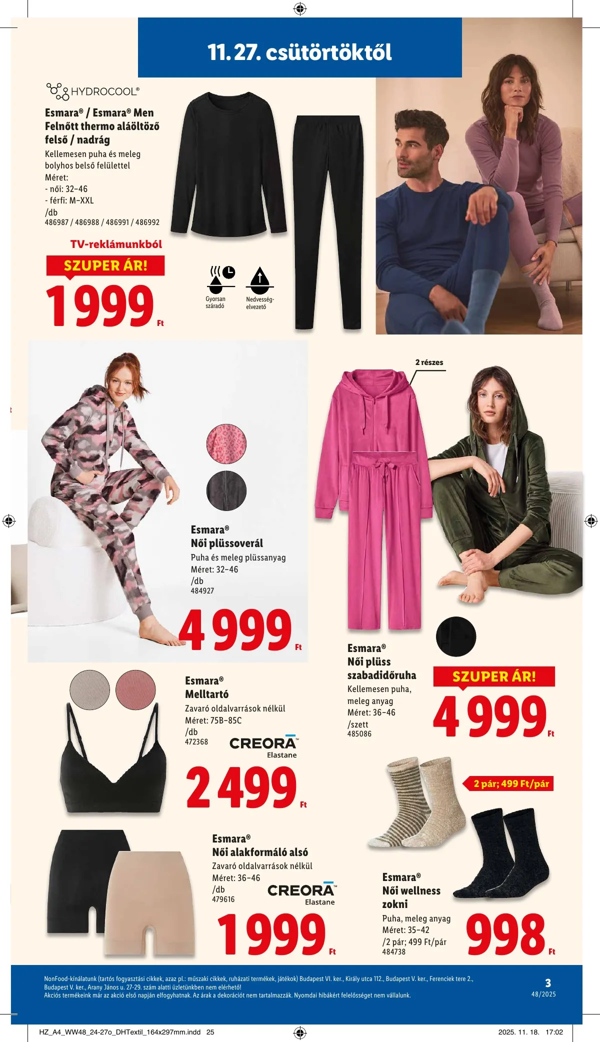 Lidl akciós újság Nonfood 11.27–11.27 – 3. oldal