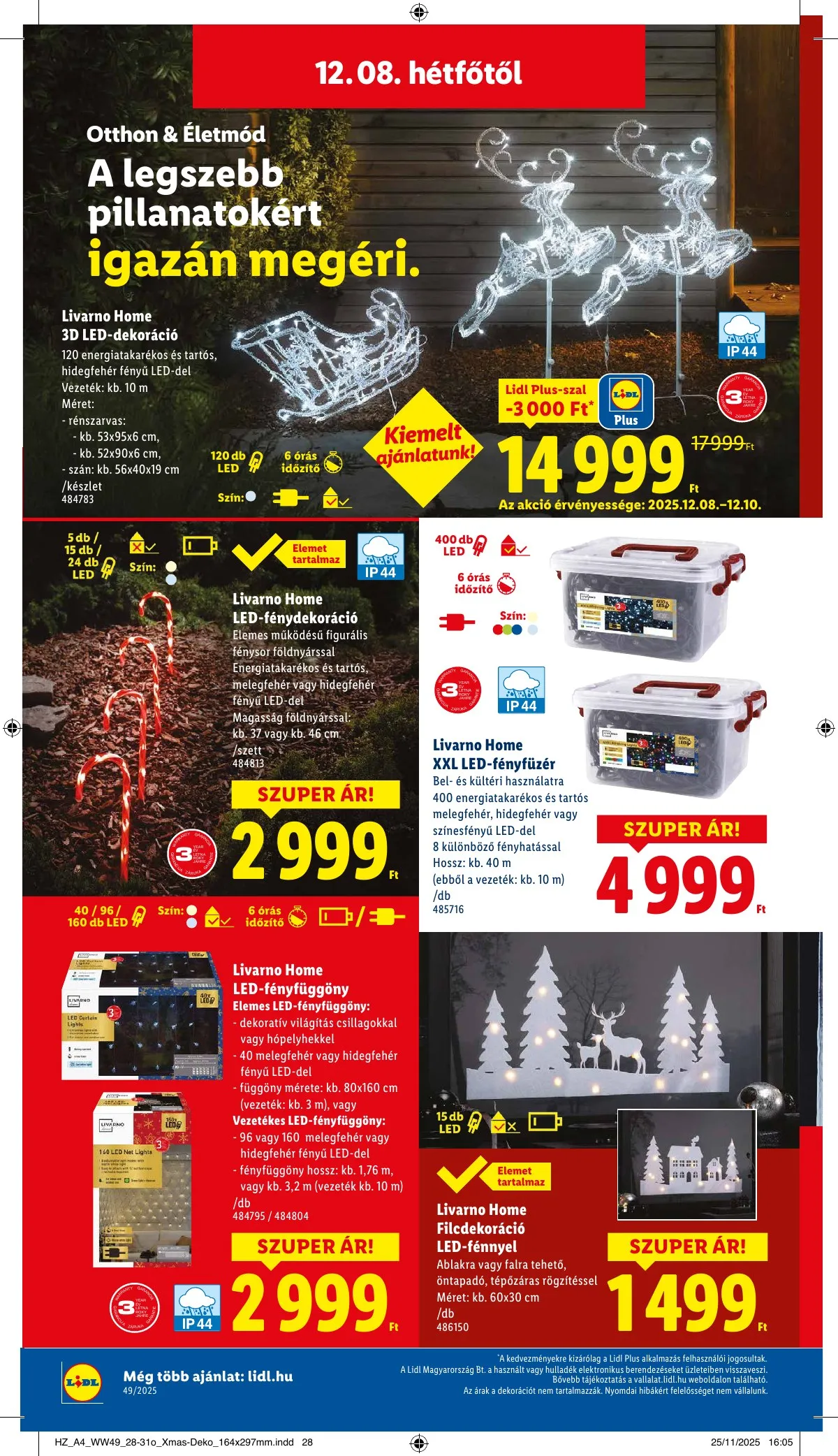 Lidl akciós újság Nonfood 12.06–12.06 – 8. oldal