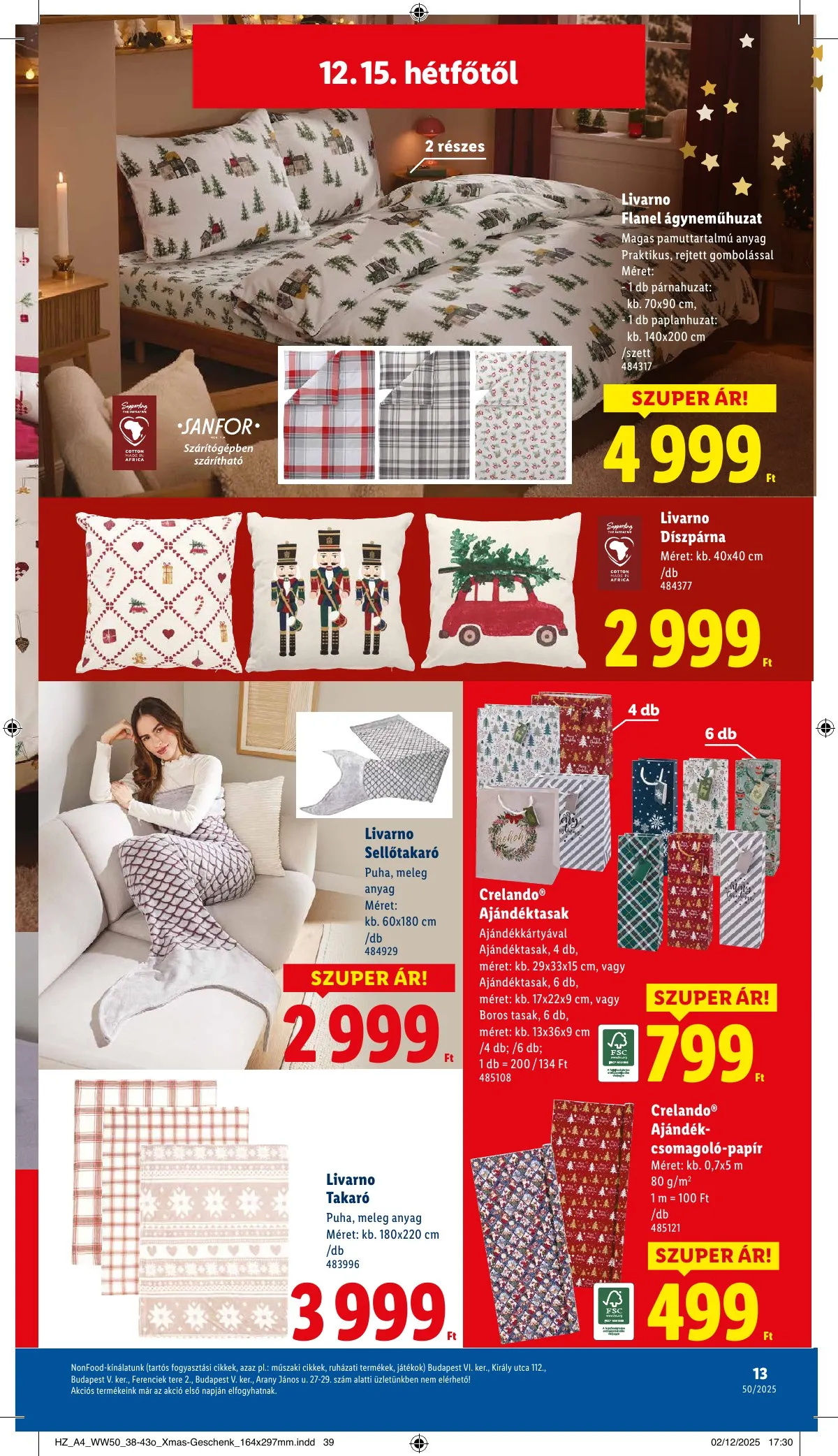 Lidl akciós újság Nonfood 12.11–12.11 – 13. oldal