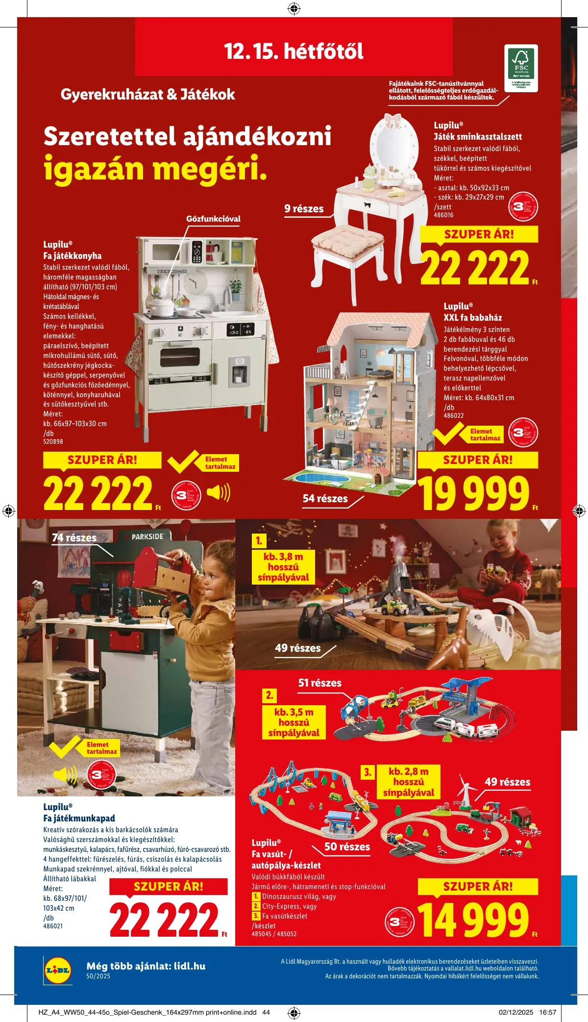 Lidl akciós újság Nonfood 12.11–12.11 – 18. oldal
