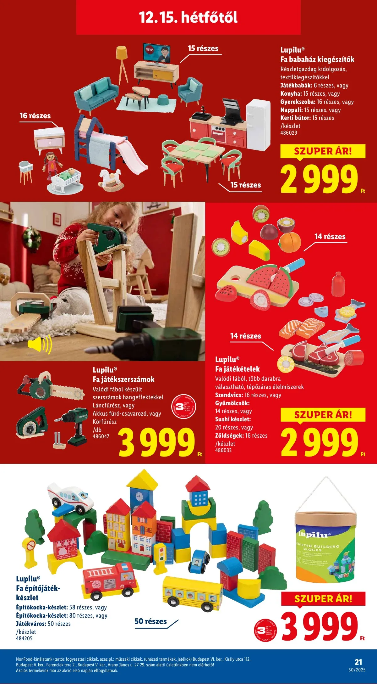 Lidl akciós újság Nonfood 12.11–12.11 – 21. oldal