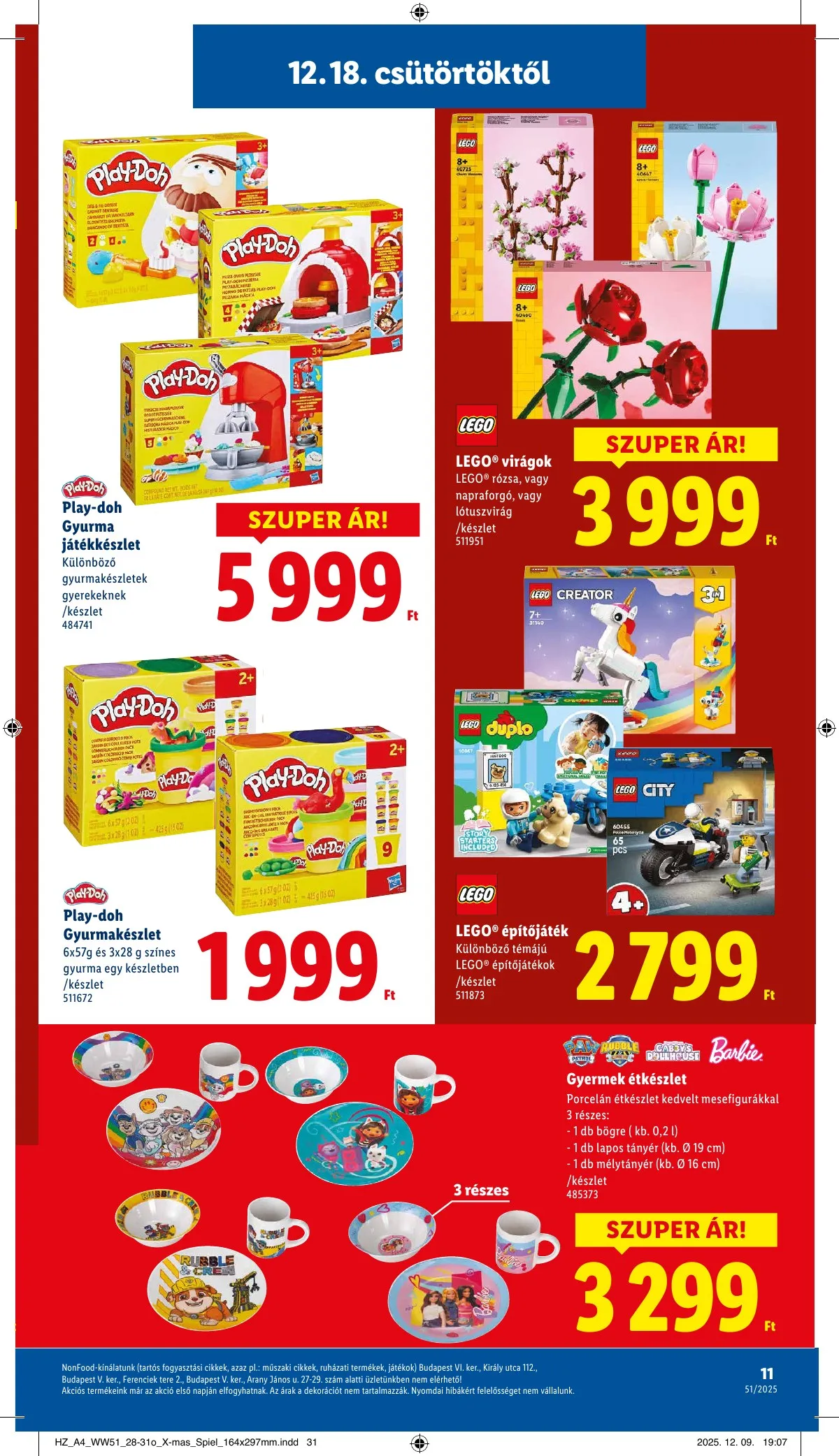 Lidl akciós újság Nonfood 12.18–12.18 – 11. oldal