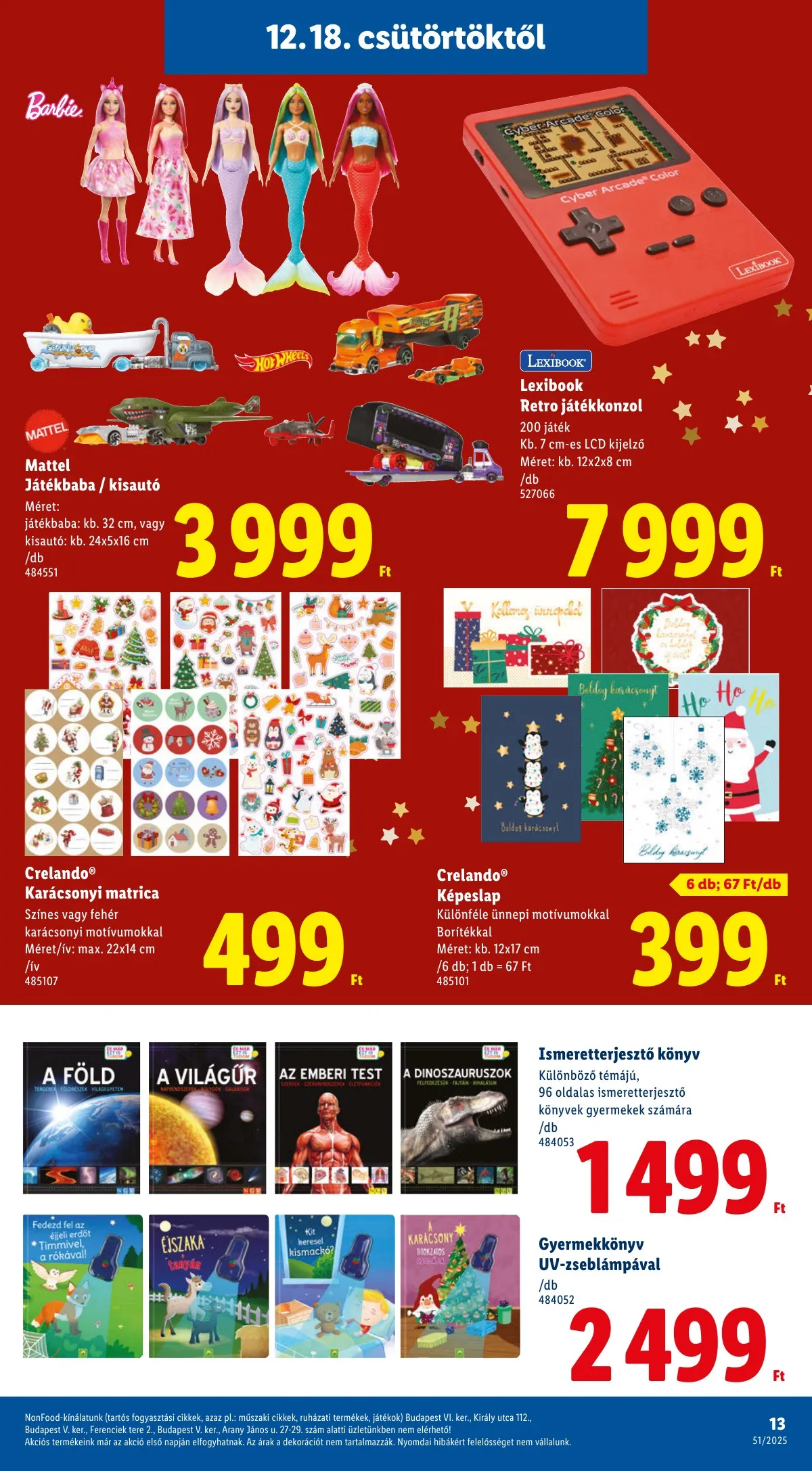 Lidl akciós újság Nonfood 12.18–12.18 – 13. oldal